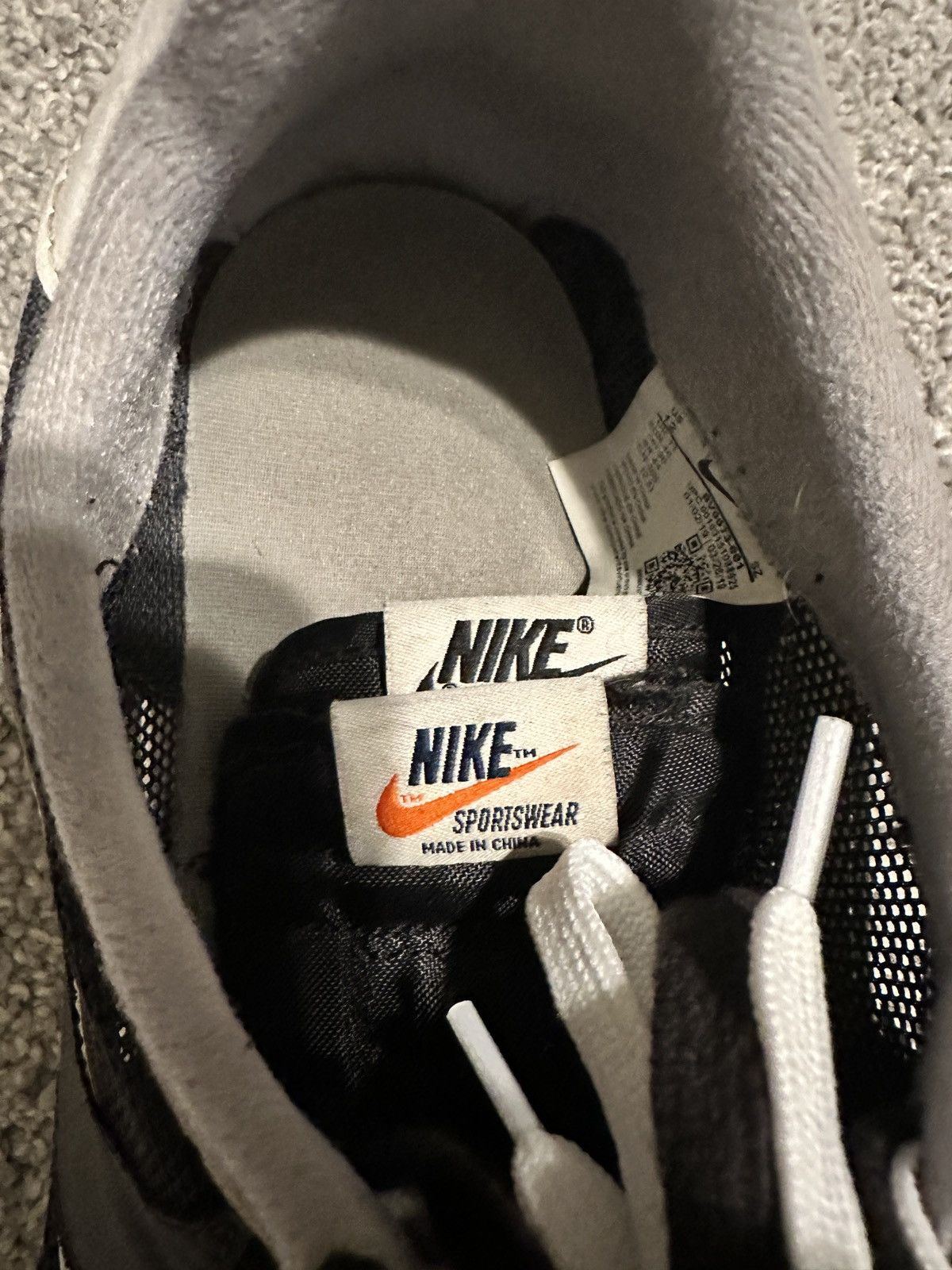 Nike × Sacai Nike sacai waffle black Size US 12 / EU 45 - 5 Thumbnail