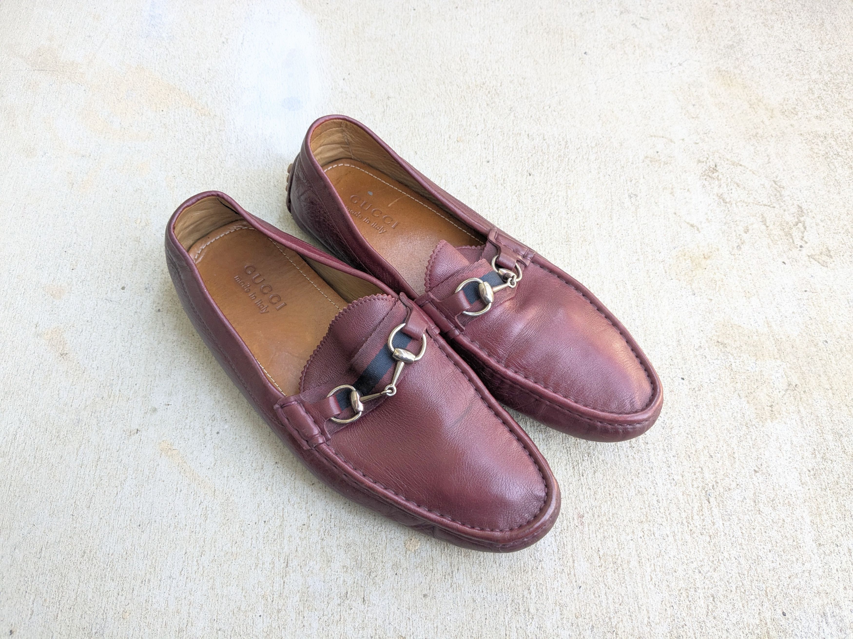 Gucci × Tom Ford Gucci Horsebit Loafers Burgundy 11 Leather Italy Slip On Size US 11 / EU 44 - 1 Thumbnail