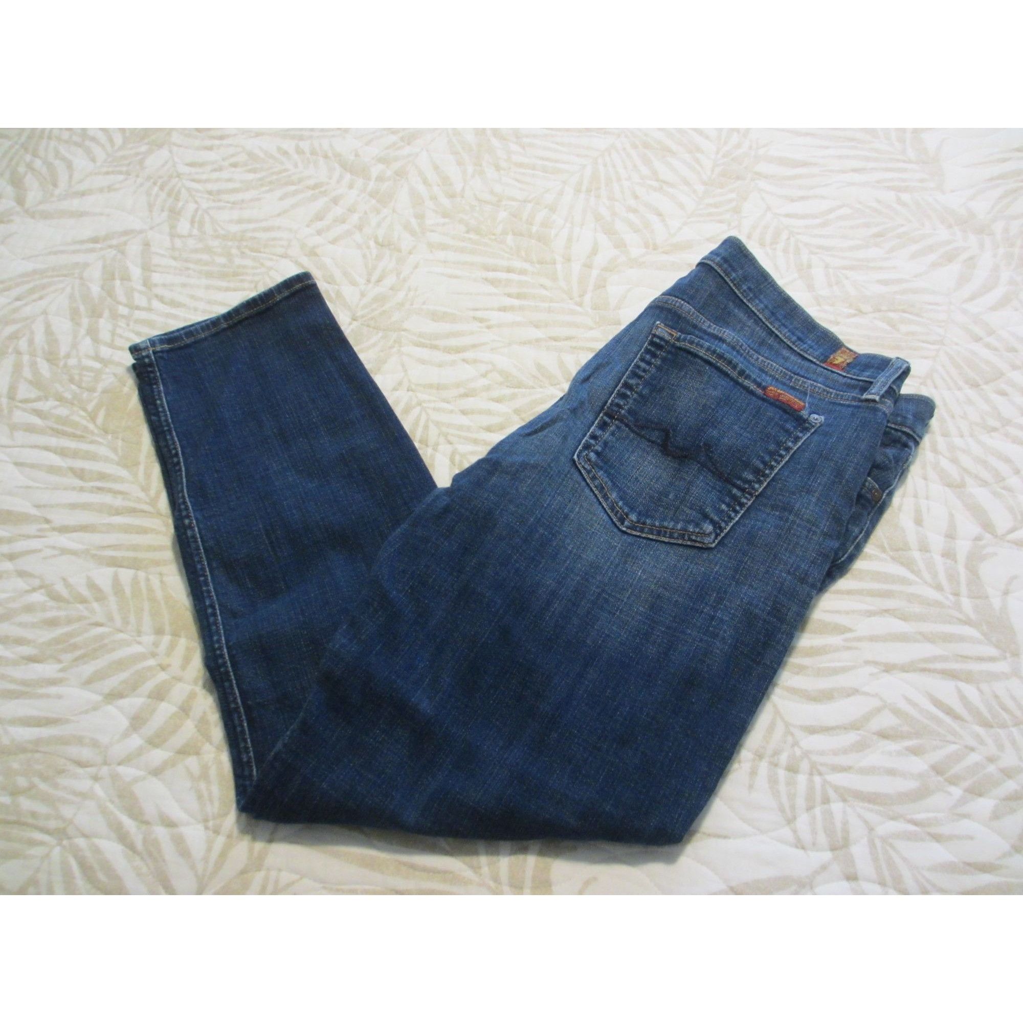 7 For All Mankind 7 FOR ALL MANKIND JOSEFINA SKINNY BOYFRIEND JEANS SIZE 32 Size 32" / US 10 / IT 46 - 1 Thumbnail