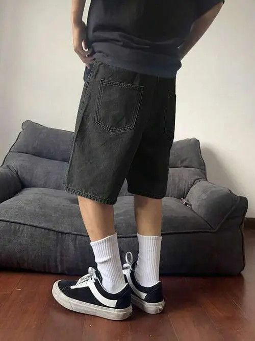 Japanese Brand × Vintage Y2K Vintage EDGY denim jorts shorts Size US 32 / EU 48 - 3 Thumbnail