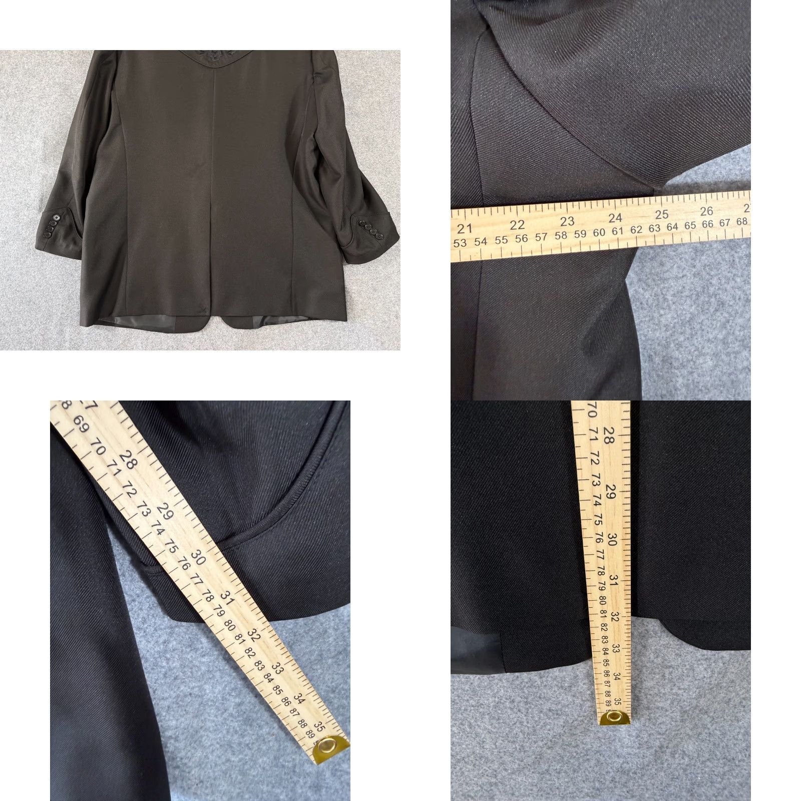 Scully **Western Cowboy Blazer Jacket Mens 46S Black Notch Lapel** User: Western Cowboy Blazer Jacket Mens 46S Black Notch Lapel Size 46R - 9 Thumbnail
