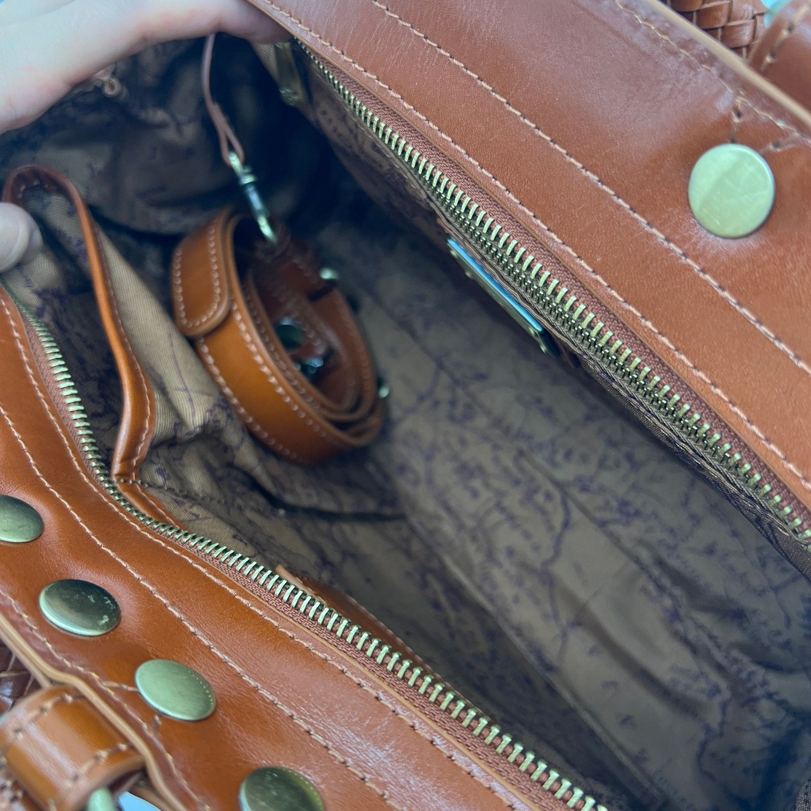 Other Patricia Nash Womens Purse Discovery Leather Embossed Size ONE SIZE - 19 Thumbnail