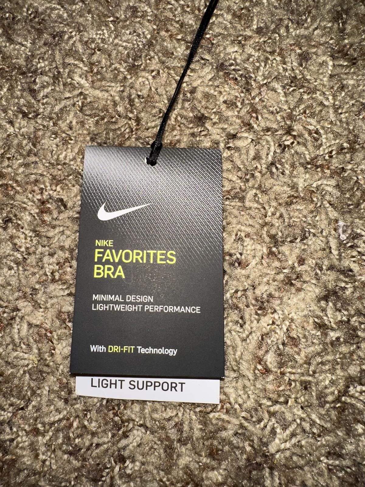 Nike Nike Strappy Low Impact Sports Bra AQ8686 Size ONE SIZE - 8 Thumbnail