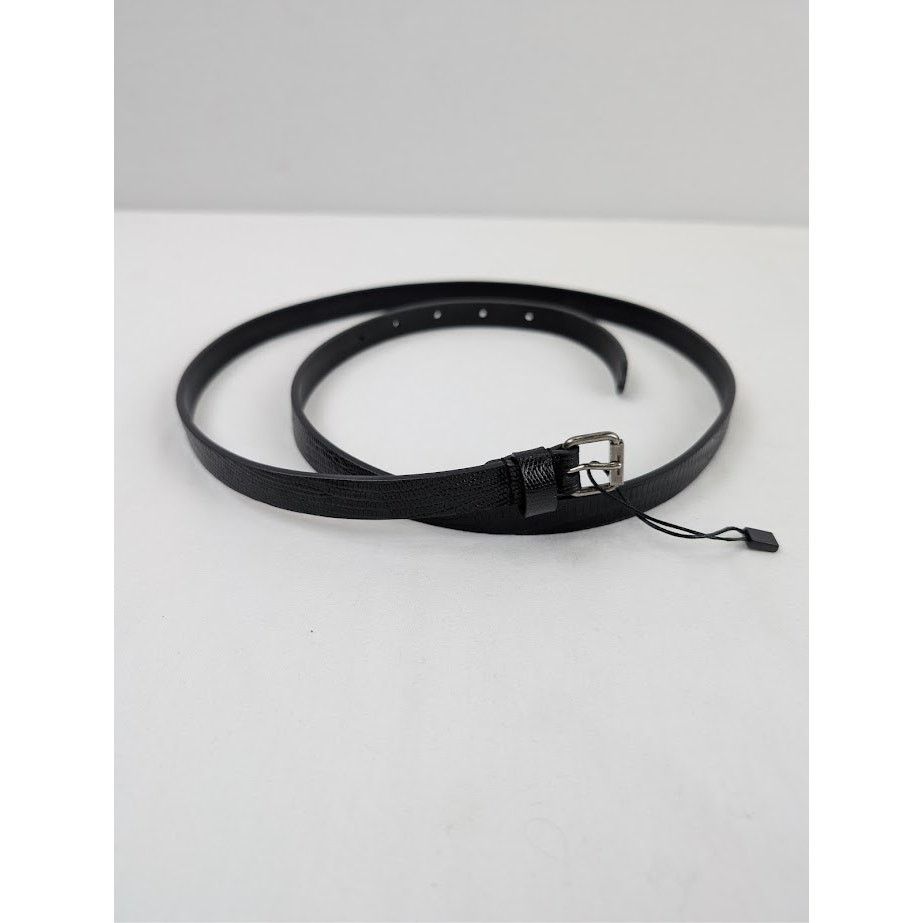 Saint Laurent Paris o1rshd1 Size: 100cm / Belt in Black Size 40 - 9 Thumbnail