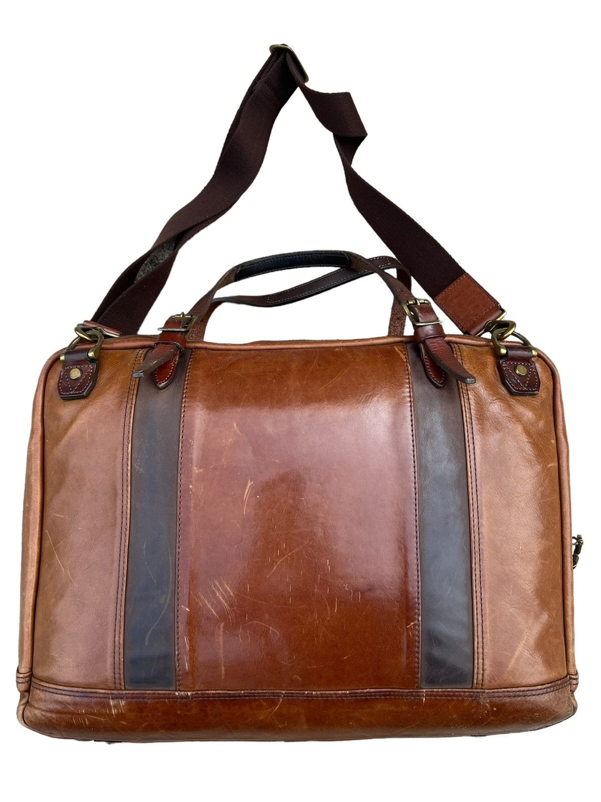 Leather × MasterPiece Masterpiece Japan Patina Leather 2 Way Bag Size ONE SIZE - 10 Thumbnail