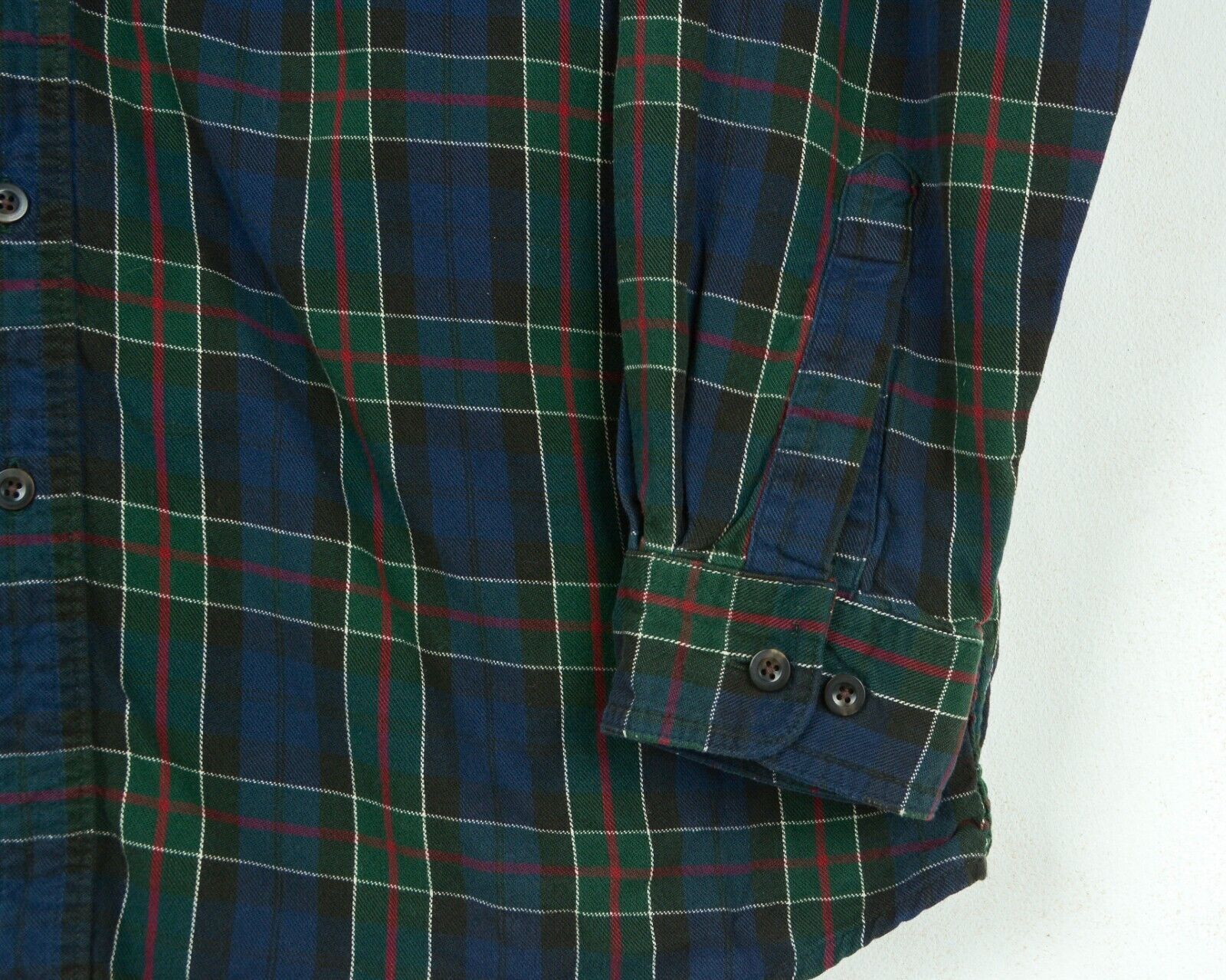L.L. Bean × Vintage Men's L TALL Plaid Shirt Casual Button Up Flannel Longsleeve Size US L / EU 52-54 / 3 - 8 Thumbnail