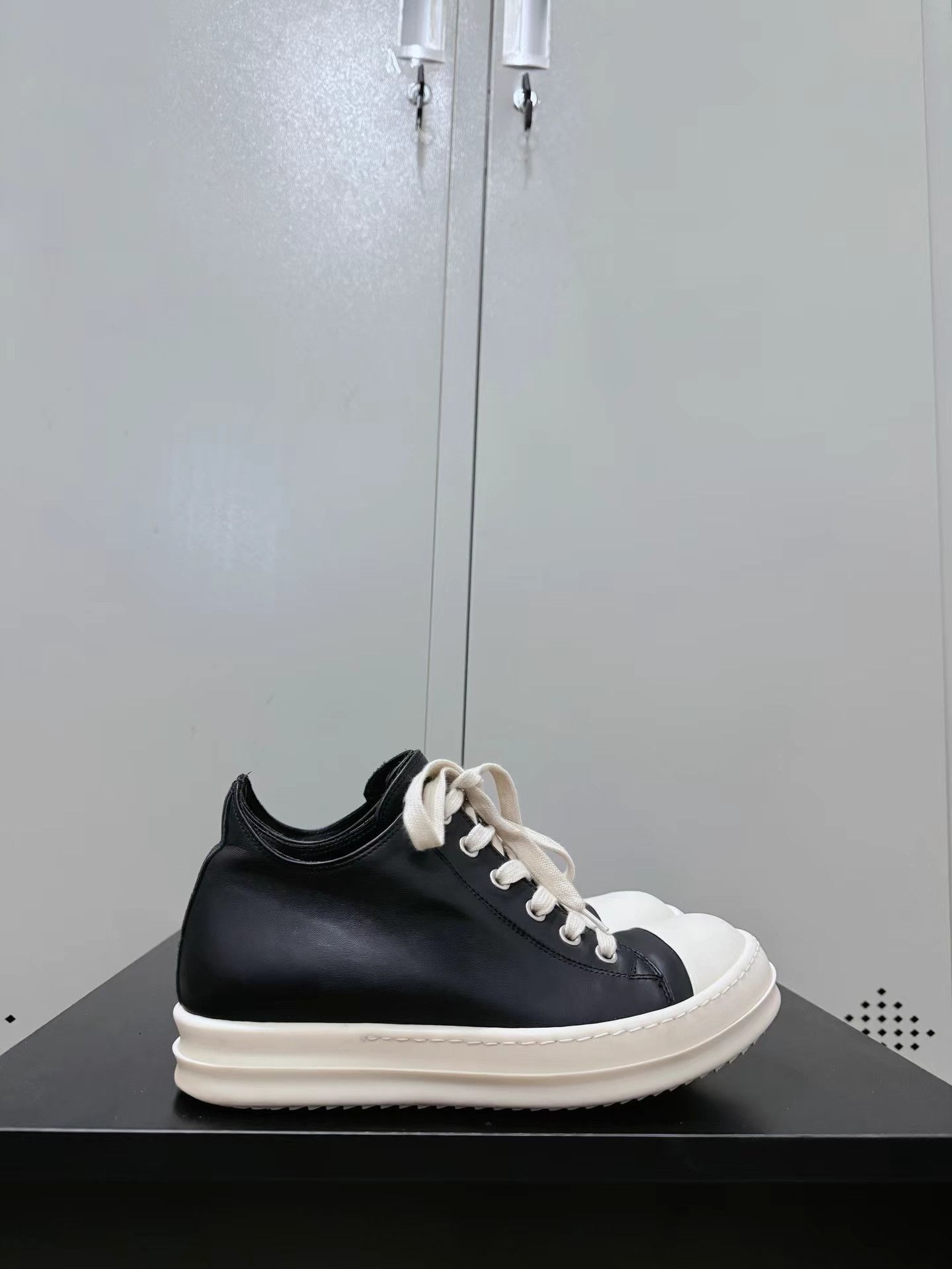 Rick Owens Rick Owens leather Converse high-top Size US 6.5 / IT 36.5 - 7 Thumbnail