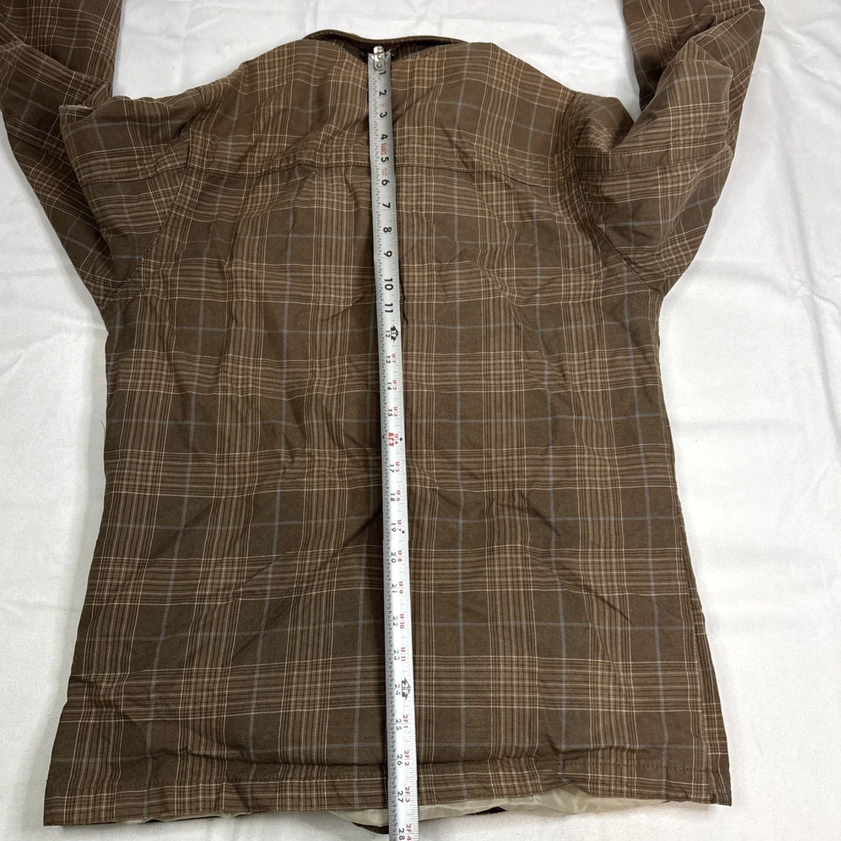 Marcs VINTAGE Marc Ecko Military Jacket Brown & Blue Plaid Coat Mid-Length Mens M Size US M / EU 48-50 / 2 - 8 Thumbnail