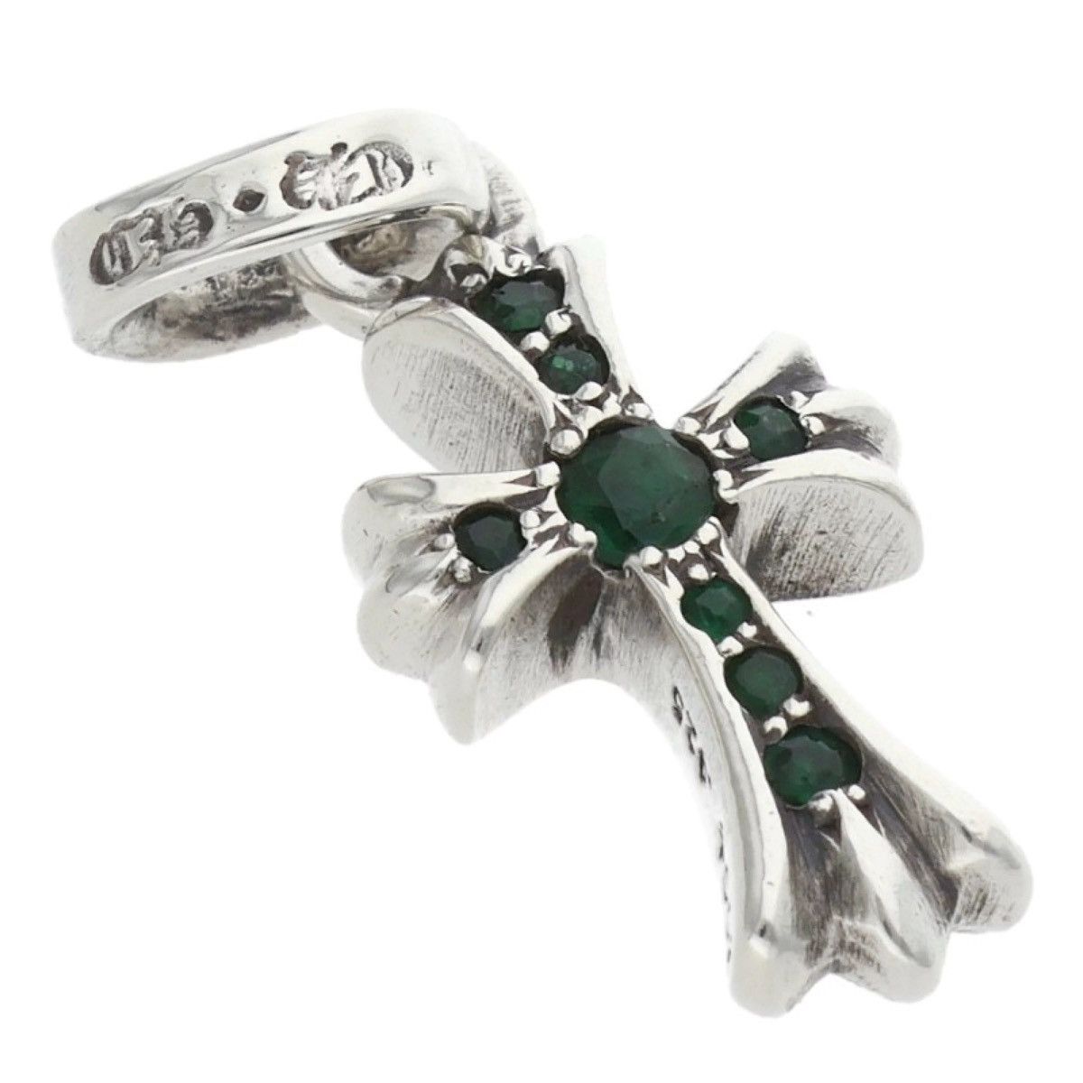 Chrome Hearts Chrome Hearts Baby Fat Emerald Charm Necklace Size ONE SIZE - 5 Thumbnail