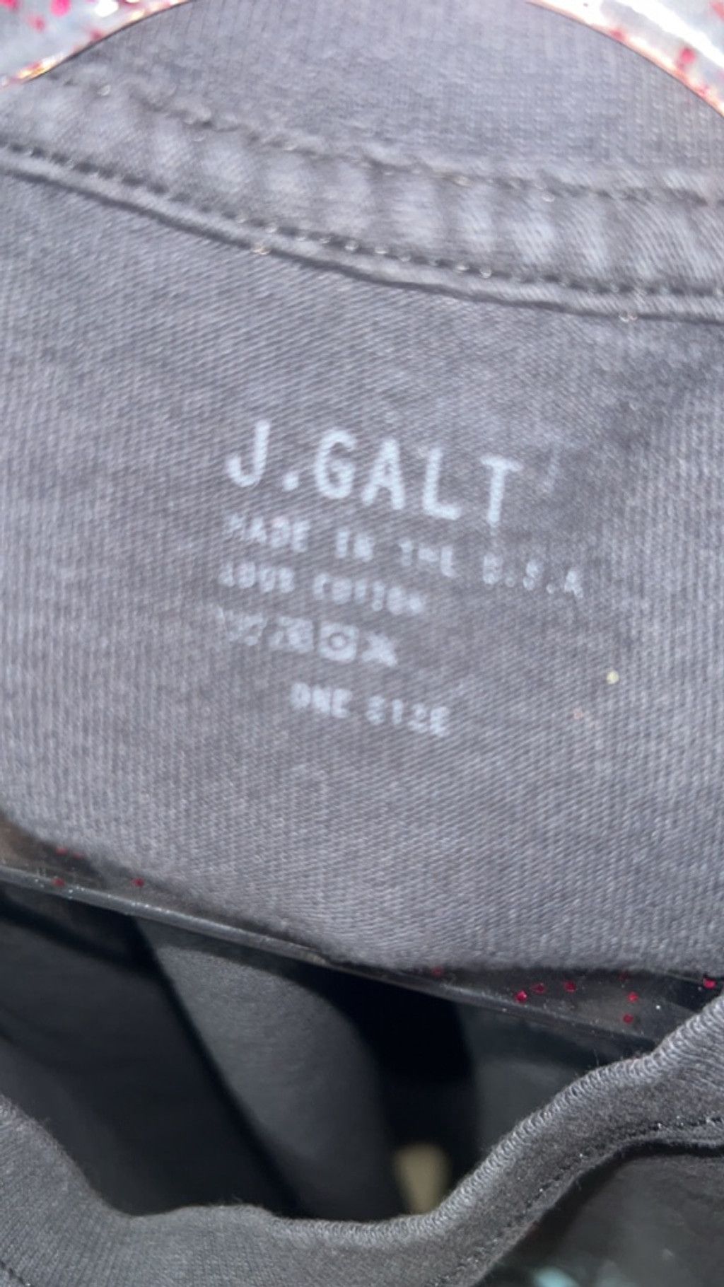 Other Women's J. Galt Short Sleeve Tee M Black Multicolor Graphic Size ONE SIZE - 3 Thumbnail