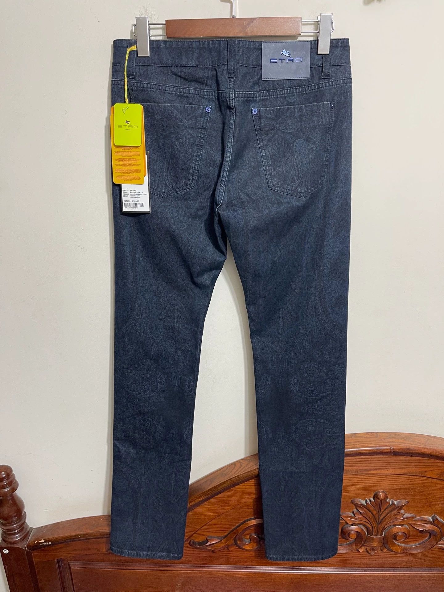 Etro Etro Paisley Slim Fit Jeans 32 Size US 32 / EU 48 - 2 Thumbnail