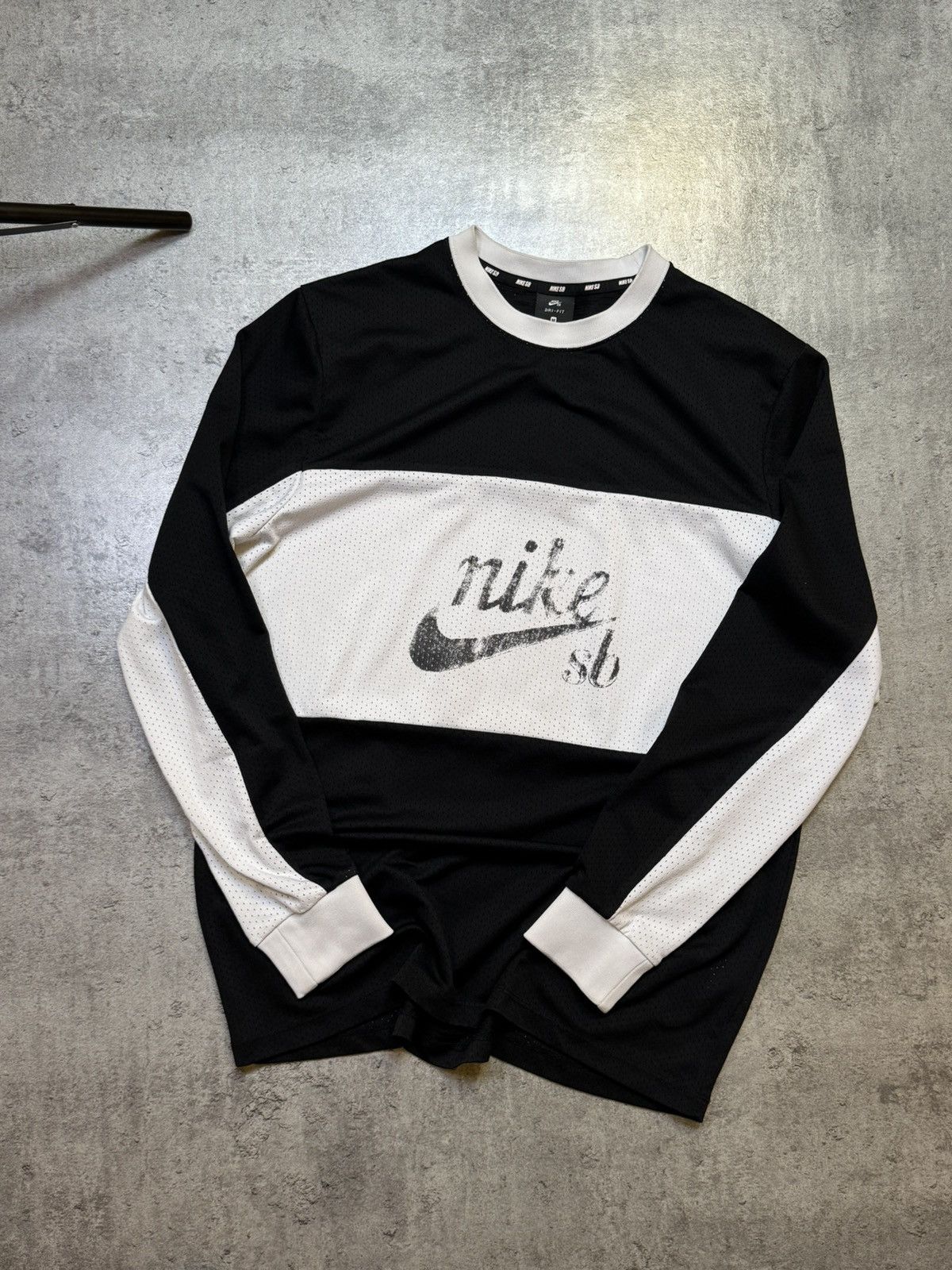 Nike × Vintage Nike Sb Longsleeve y2k swag skate drip street Size US M / EU 48-50 / 2 - 1 Thumbnail