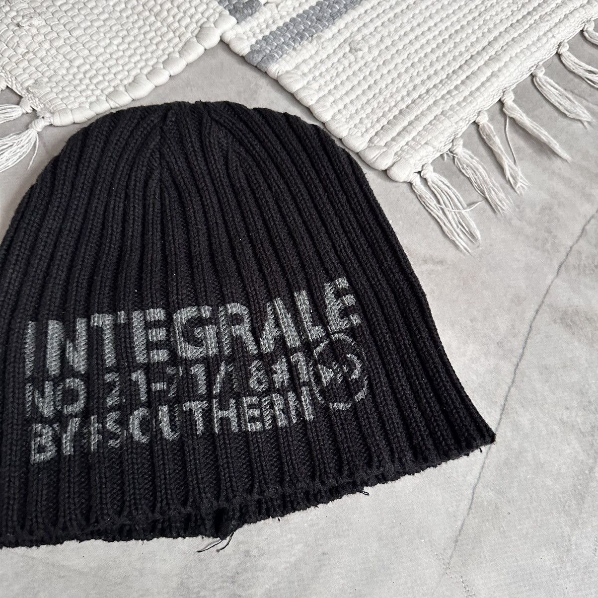 Hysteric Glamour × Undercover Japan Integrale Yohji Yamamoto Vibe Ribbed Hat Beanie Size ONE SIZE - 2 Thumbnail