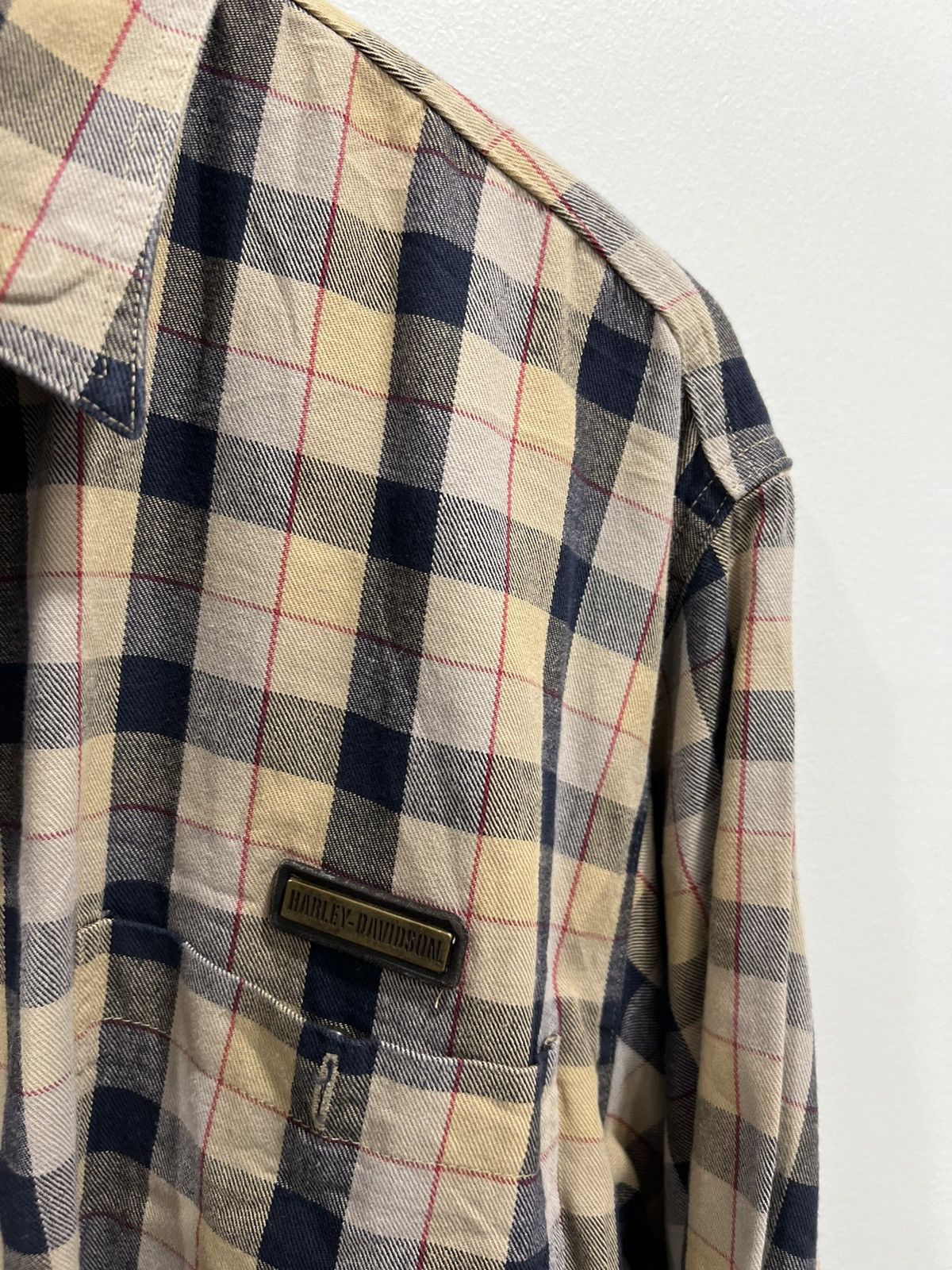 Harley Davidson Vintage Harley Davidson Button Up Shirt Plaid Size US M / EU 48-50 / 2 - 6 Thumbnail