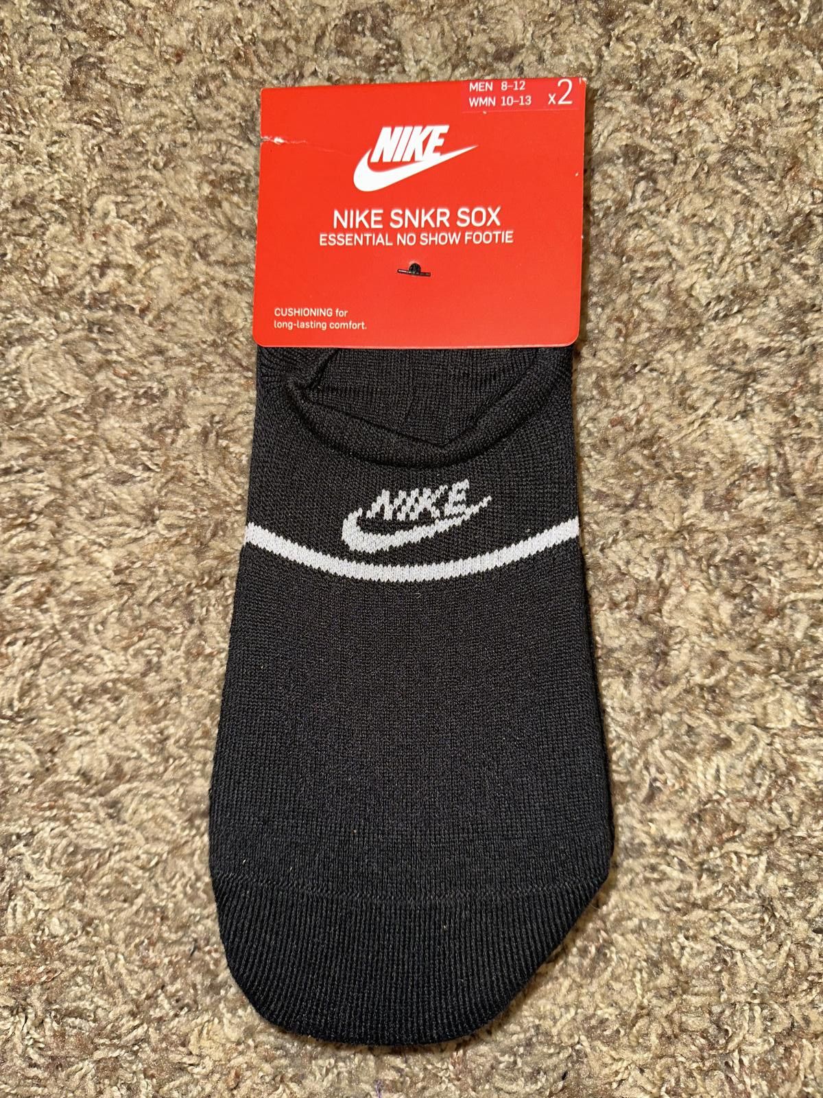 Nike Nike Mens 2-Pack SNKRS Sox Essential No Show Footie Socks Size ONE SIZE - 1 Thumbnail