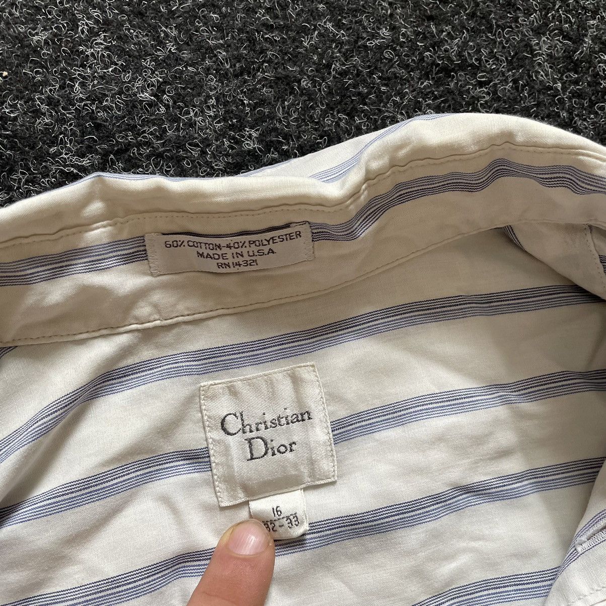 Christian Dior Monsieur × Vintage Christian Dior shirt 90s made in USA old money chrome tee Size US M / EU 48-50 / 2 - 2 Thumbnail