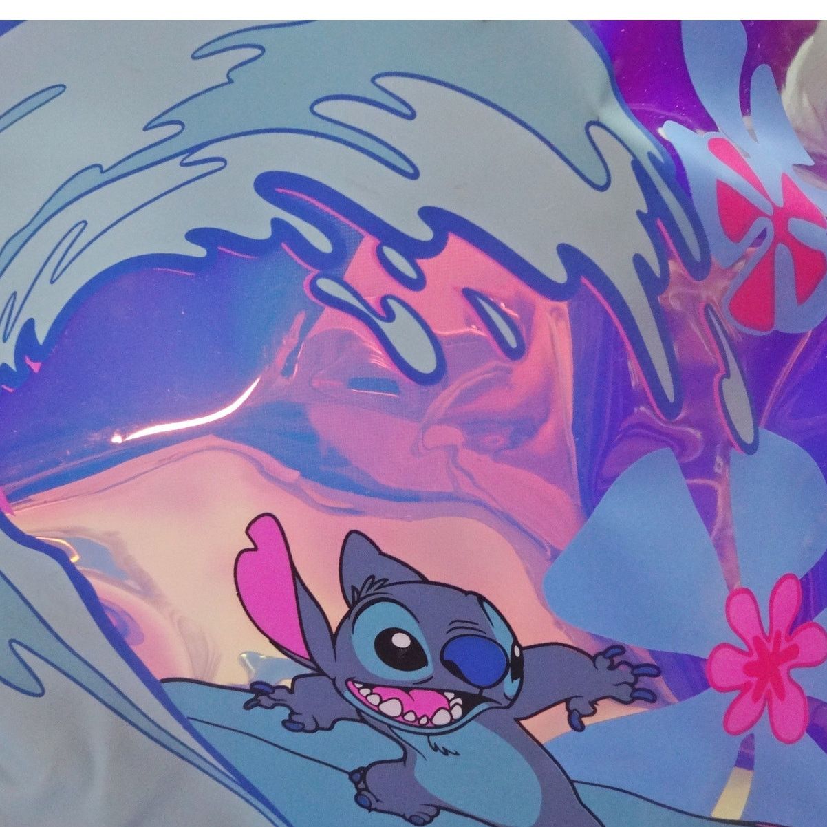 Disney Disney Stitch Holographic Beach Tote Iridescent Bag NWT Size ONE SIZE - 2 Thumbnail