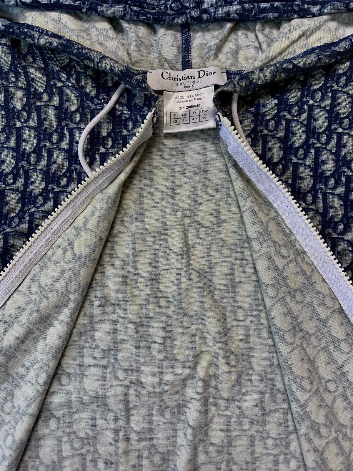 Dior FREE TAX! Monogram Hooded Vest by John Galliano Size M / US 6-8 / IT 42-44 - 9 Thumbnail
