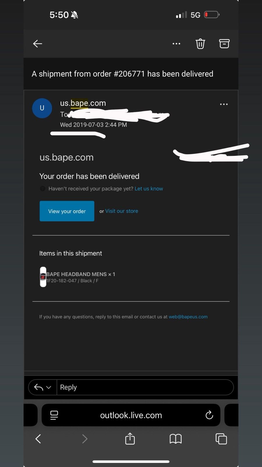 Bape Bape Headband Size ONE SIZE - 2 Thumbnail