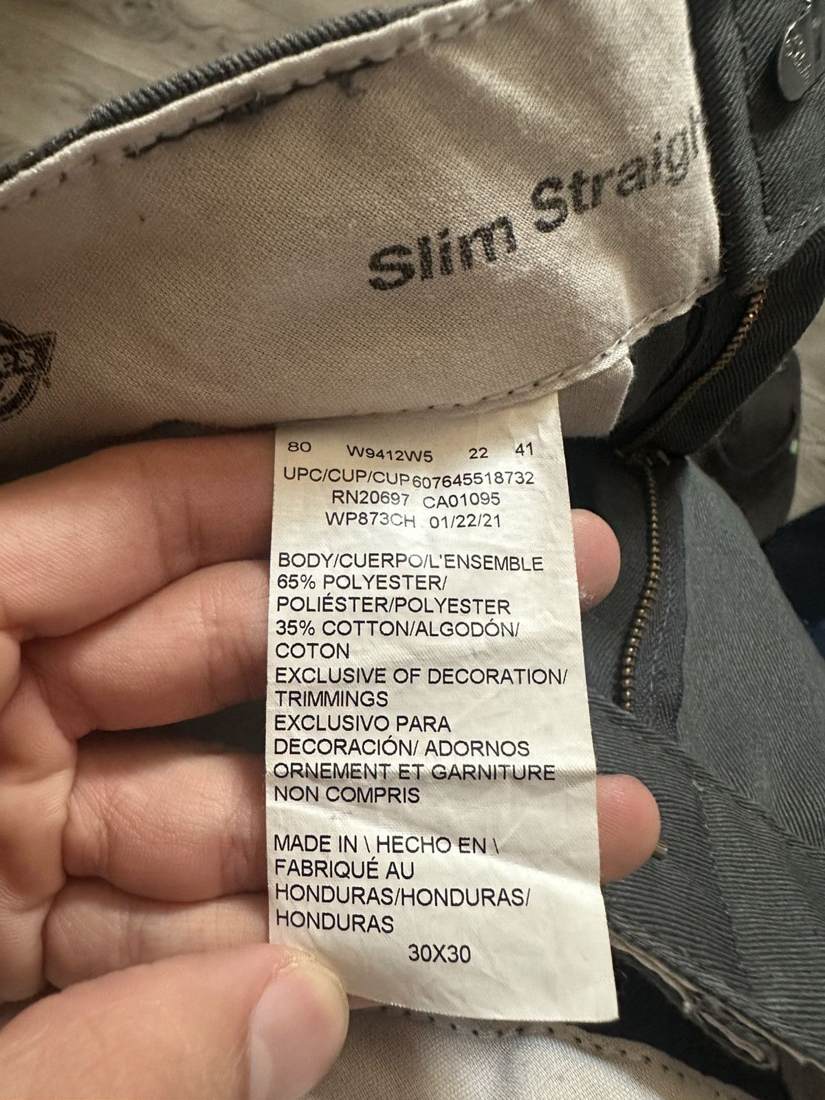 Dickies Dickies Slim Straight Pants Size US 30 / EU 46 - 4 Thumbnail