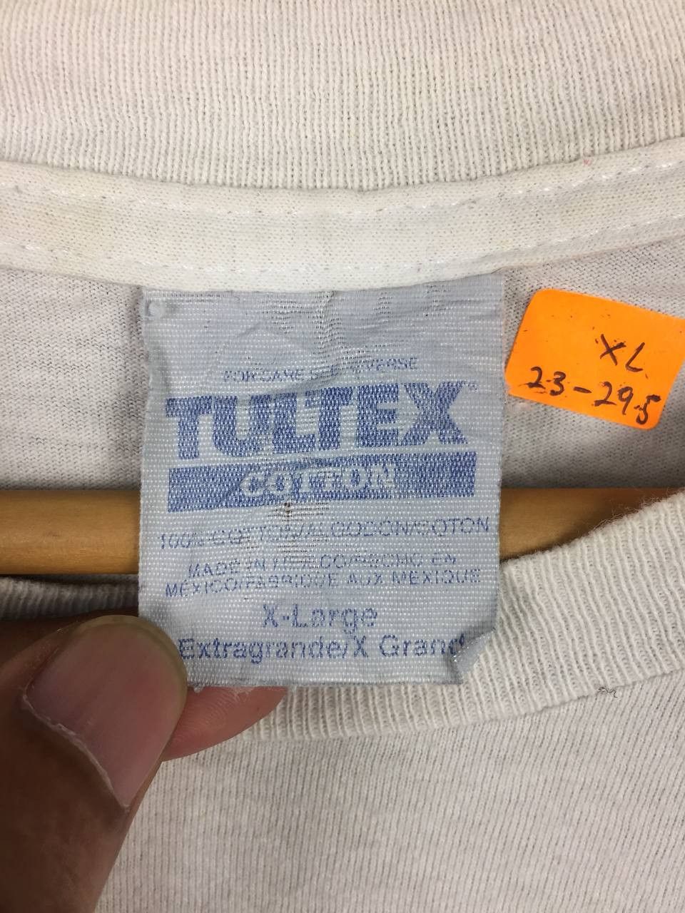 Vintage Vtg 90s Tultex Farmers Dad Overalls Bandana Overprint Tee Size US XL / EU 56 / 4 - 8 Thumbnail