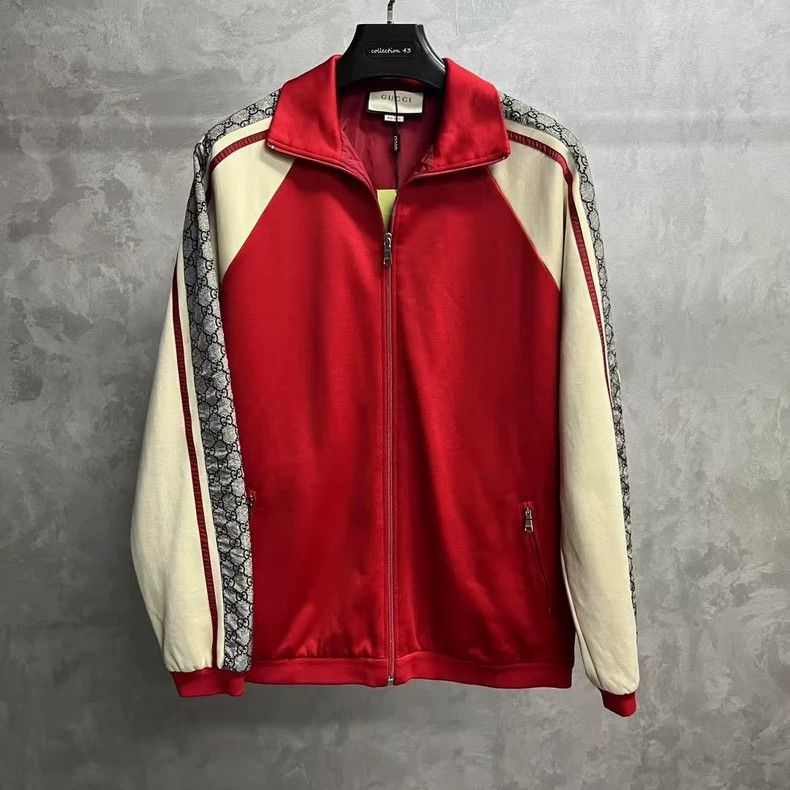 Gucci Red Patchwork Vintage Jacket - dmc