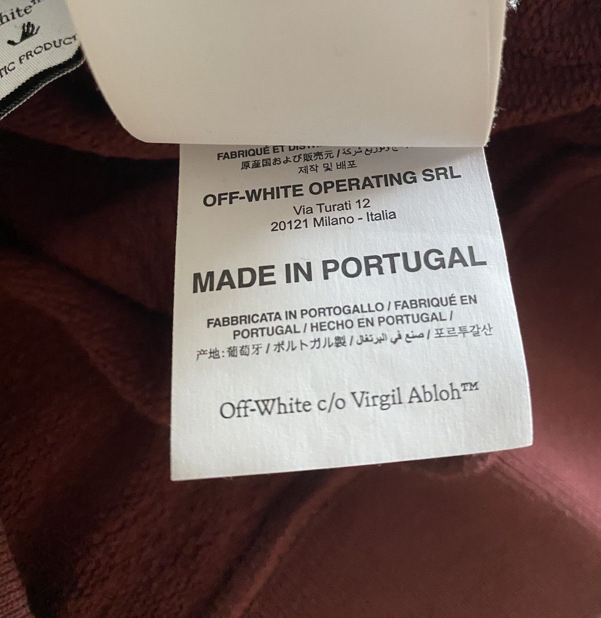 Off-White Off-White Thunder Crewneck Size XS Size US XS / EU 42 / 0 - 8 Thumbnail