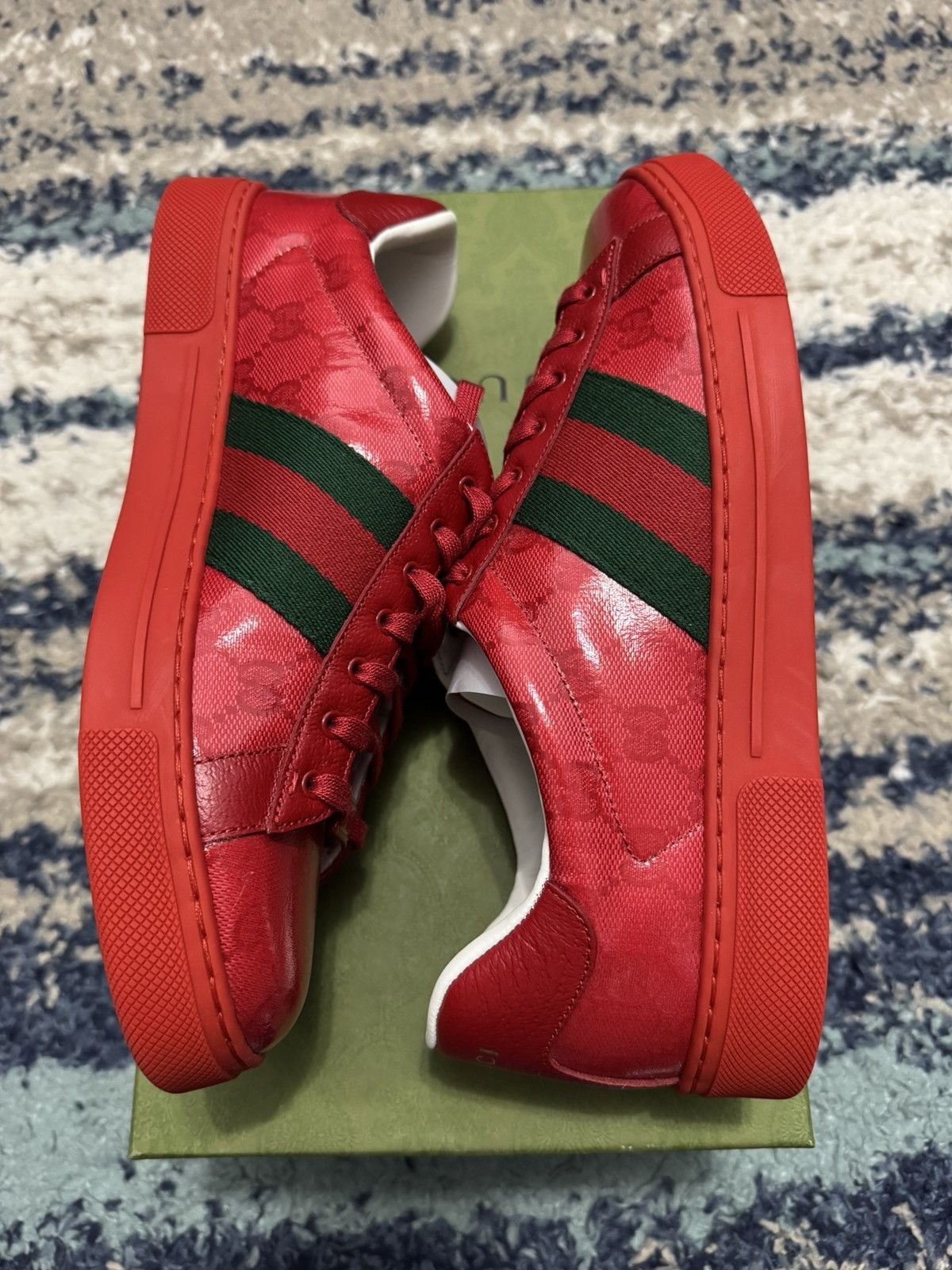 Gucci Gucci Ace GG Crystal Canvas Sneakers Size US 9 / EU 42 - 6 Thumbnail