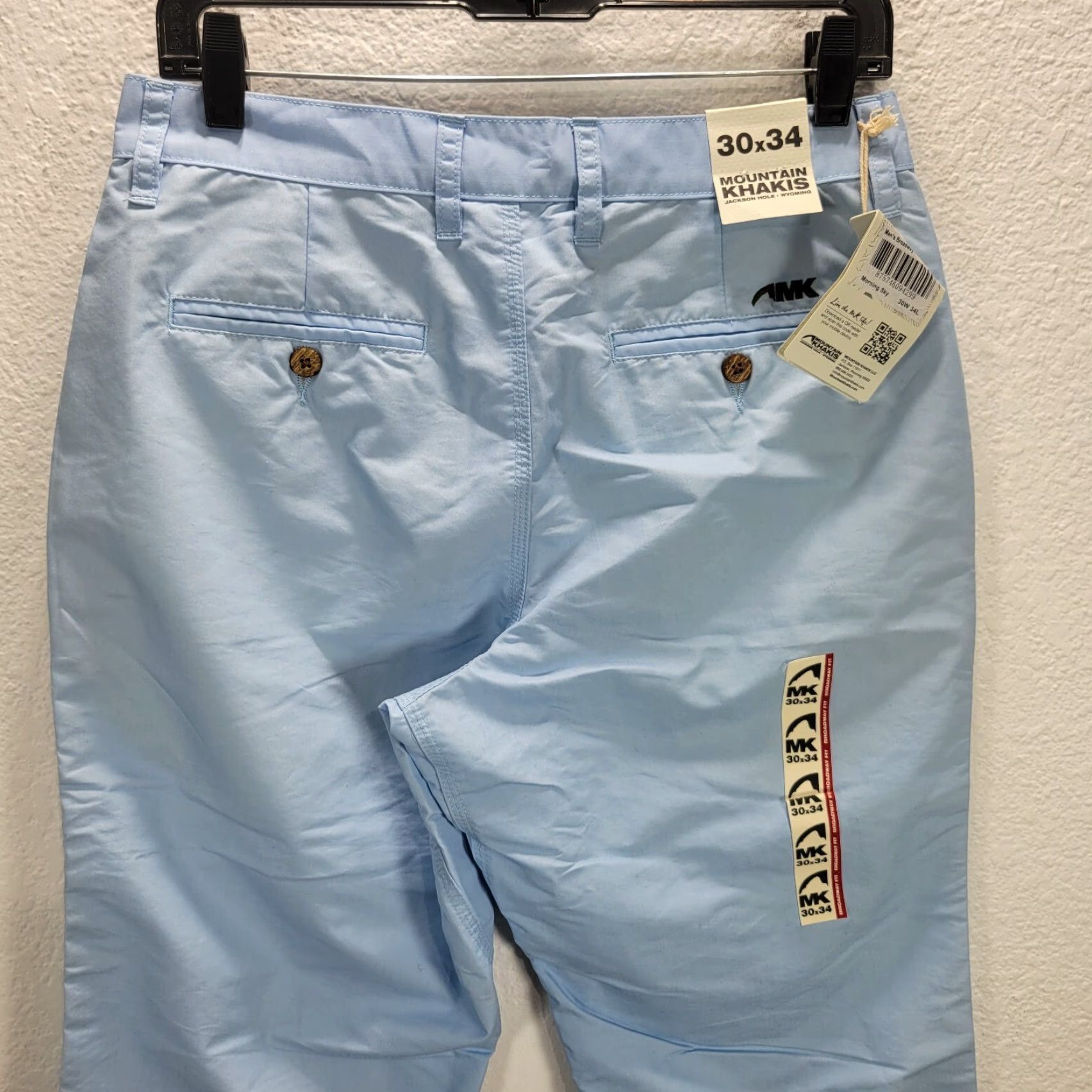 Mountain Khakis VINTAGE Mountain Khakis Broadway Fit Poplin Pants Light Blue Men's 30 Pants NWT Size US 30 / EU 46 - 6 Thumbnail
