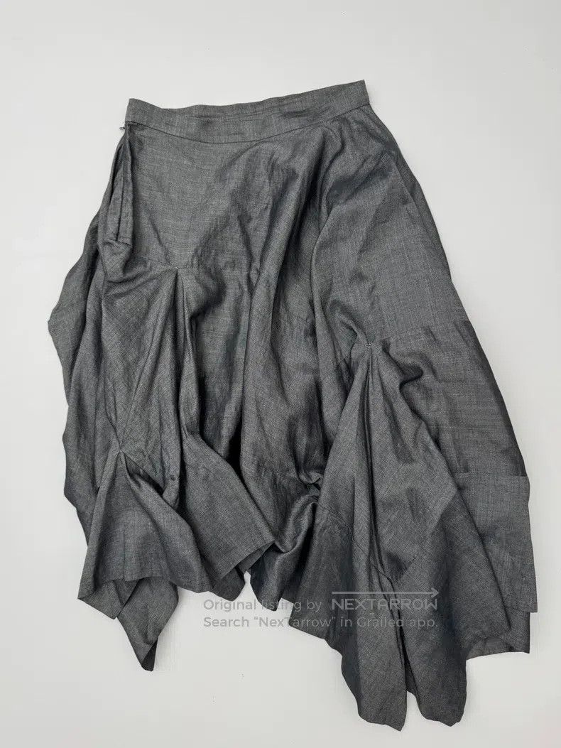 Vivienne Westwood Vivienne Westwood size S Grey Asymmetric Pleated Skirt Size 42" / US 20 - 2 Thumbnail
