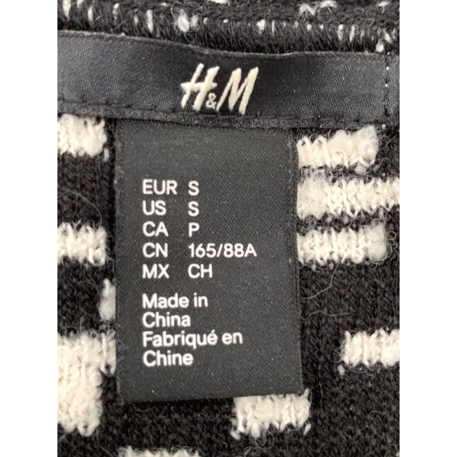 H&M H&M Women's Cardigan Sweater Small Black 3/4 Sleeve Open Front Kimono Style Size S / US 4 / IT 40 - 3 Thumbnail