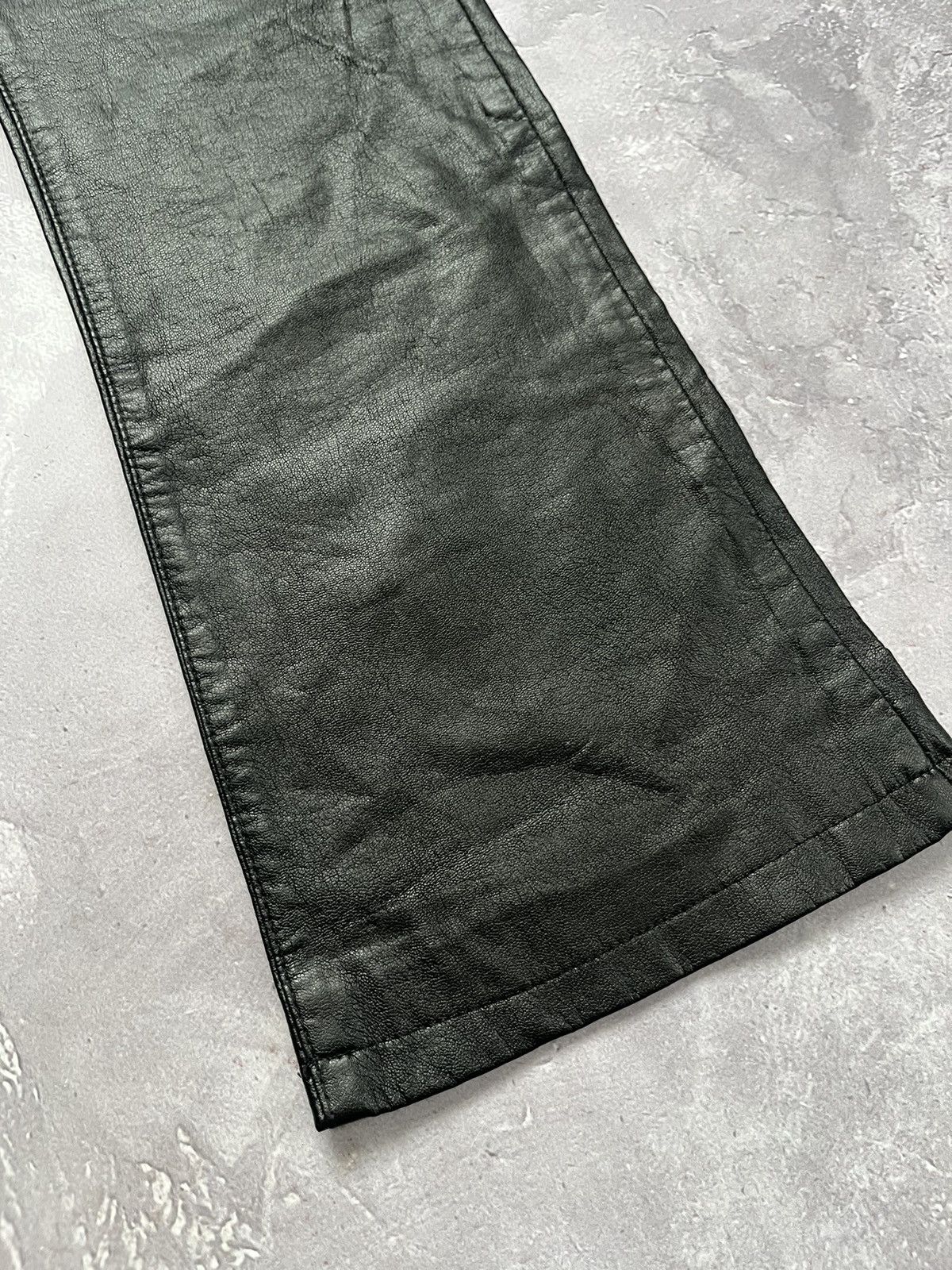 Japanese Brand × Miss Sixty Miss Sixty Flared Boot Cut Eco Leather Pants Jeans Y2K Size 28" / US 6 / IT 42 - 4 Thumbnail