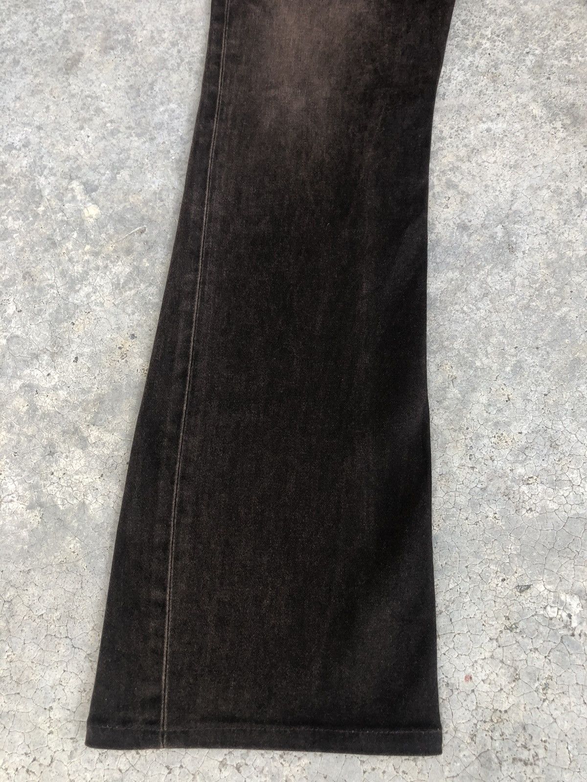 Lee Japanese Lee Flared Jeans Distressed Suede Size US 32 / EU 48 - 6 Thumbnail
