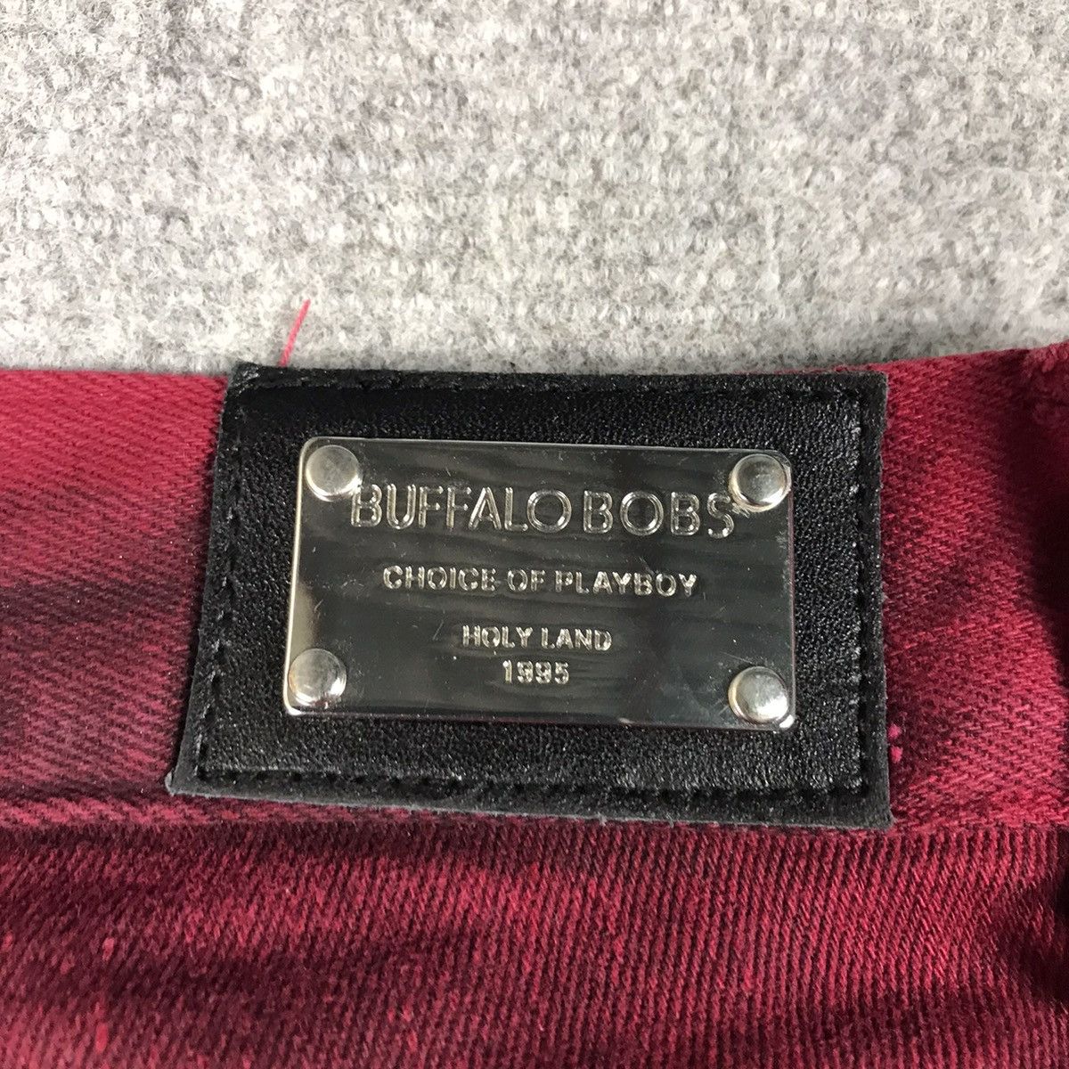 BUFFALO BOBS FLARE JAPANESE PUNK BUFFALO BOBS RED BOOT CUT PANTS Size US 30 / EU 46 - 12 Thumbnail