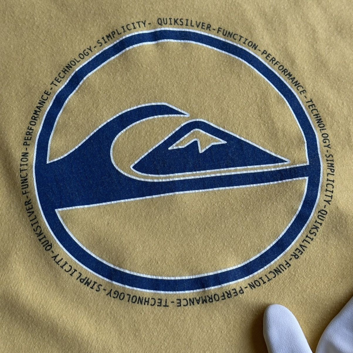 Quiksilver Vintage y2k Quiksilver Big Logo Surf Style Tee Size US M / EU 48-50 / 2 - 5 Thumbnail