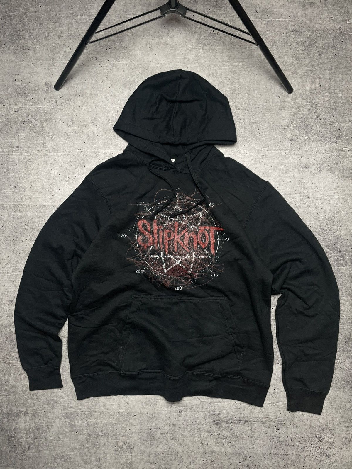 Band Tees × Slipknot × Vintage 🔥90’s VINTAGE SLIPKNOT WORLD TOUR HOODIE BIG LOGO 2019 ROCK🔥 Size US L / EU 52-54 / 3 - 2 Thumbnail