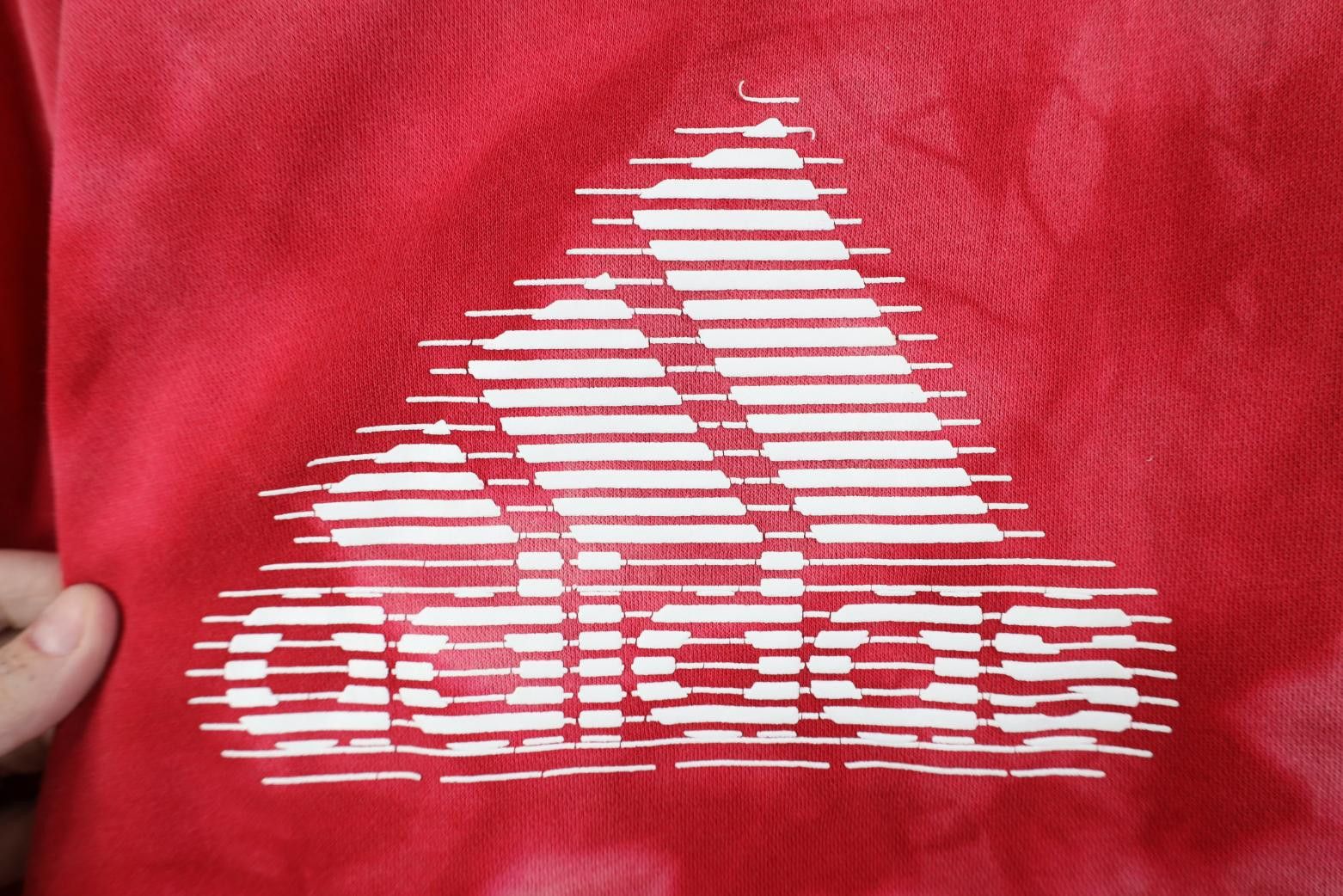 Adidas Vintage 90s Y2K Adidas Acid Wash Crewneck Sweatshirt Red Size L / US 10 / IT 46 - 4 Thumbnail