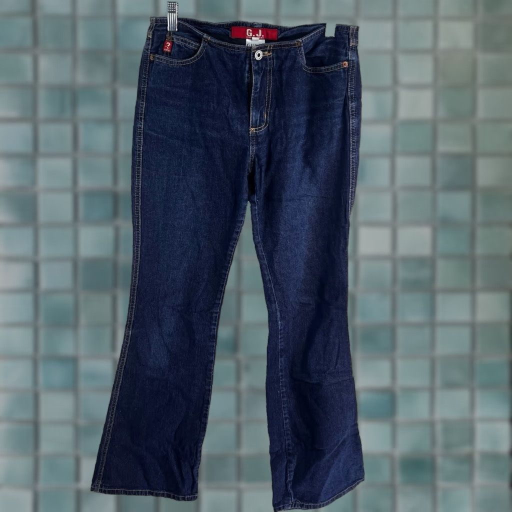 Guess VINTAGE GUESS Jeans Bootcut Denim 5-Pocket Regular Size 28 Blue 90s Retro Womens 31x32 Size 28" / US 6 / IT 42 - 1 Thumbnail
