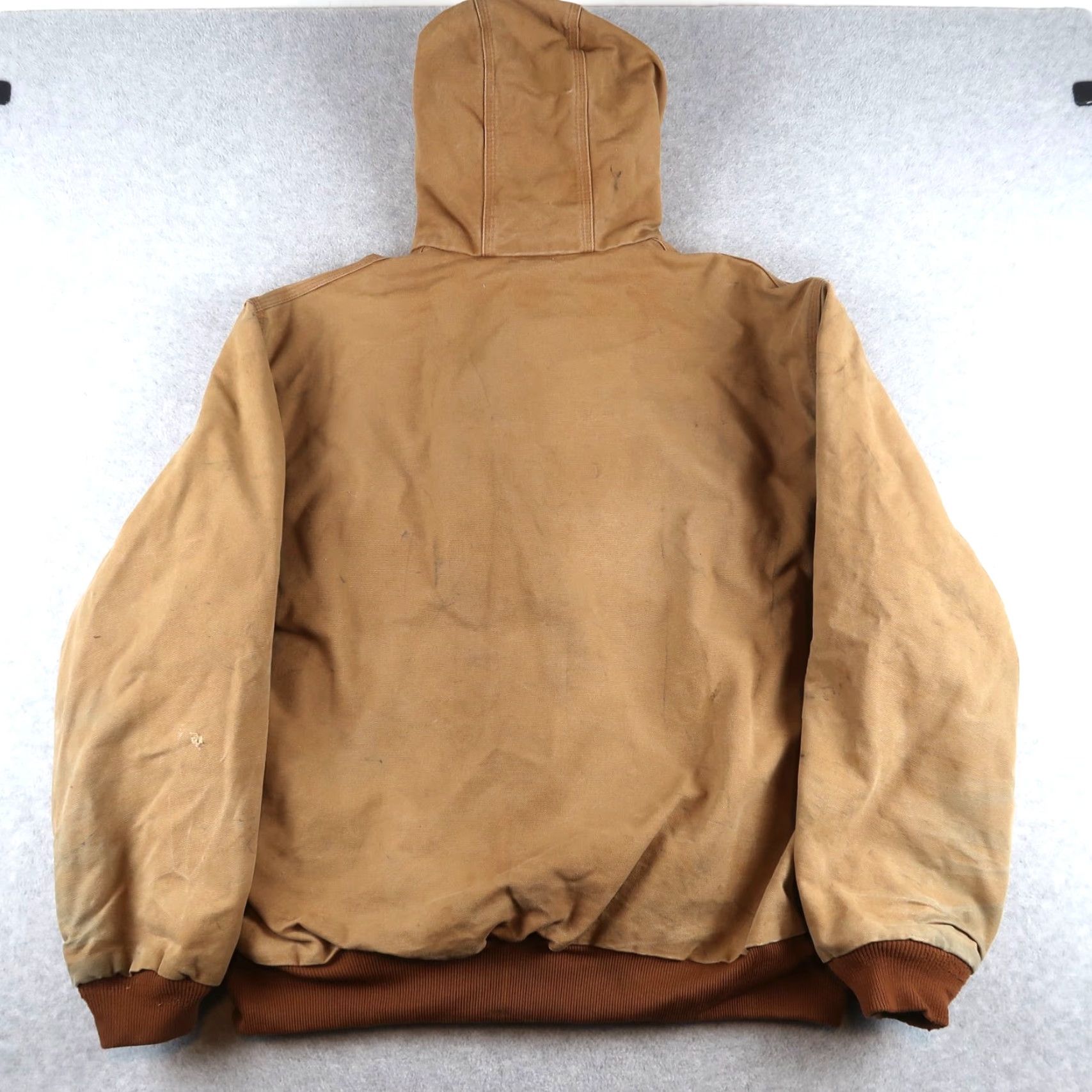 Carhartt Carhartt Jacket Size 2XL Hooded Work Canvas Union Classic Zip USA Brown J131 Size US XXL / EU 58 / 5 - 2 Thumbnail