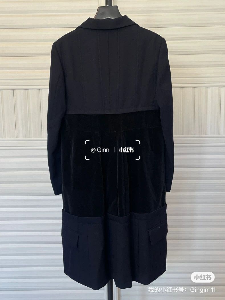 Comme des Garcons Comme Des Garcons Wool and velour paneled suit Size S / US 4 / IT 40 - 3 Thumbnail
