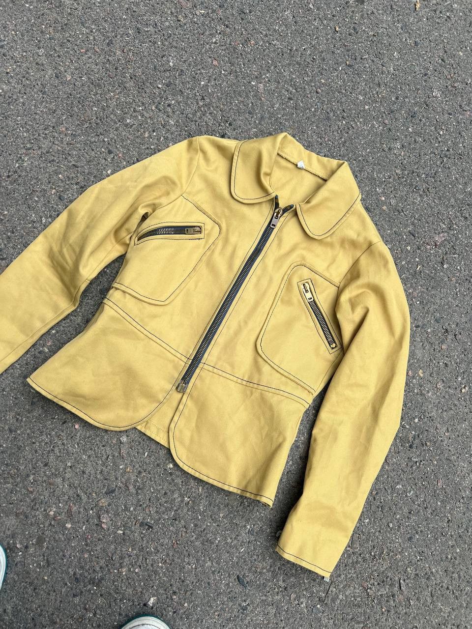 Designer × Japanese Brand Vintage Y2K Butterfly 80s Real Cotton Motorcycle Jacket Size S / US 4 / IT 40 - 1 Thumbnail