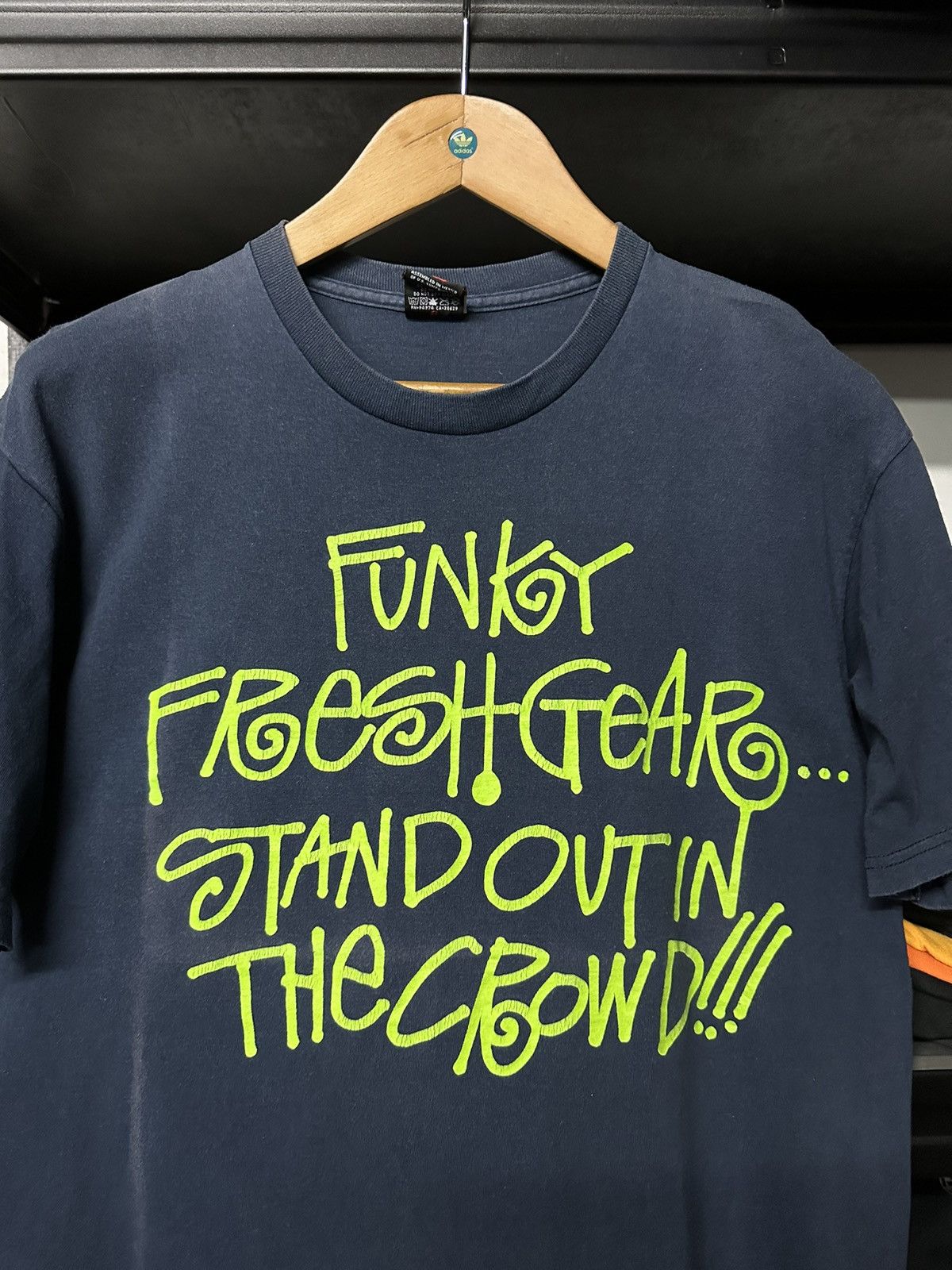Stussy × Vintage Thrashed Vintage Stussy Fresh Gear Sun Faded Streetwear Tee Size US L / EU 52-54 / 3 - 2 Thumbnail
