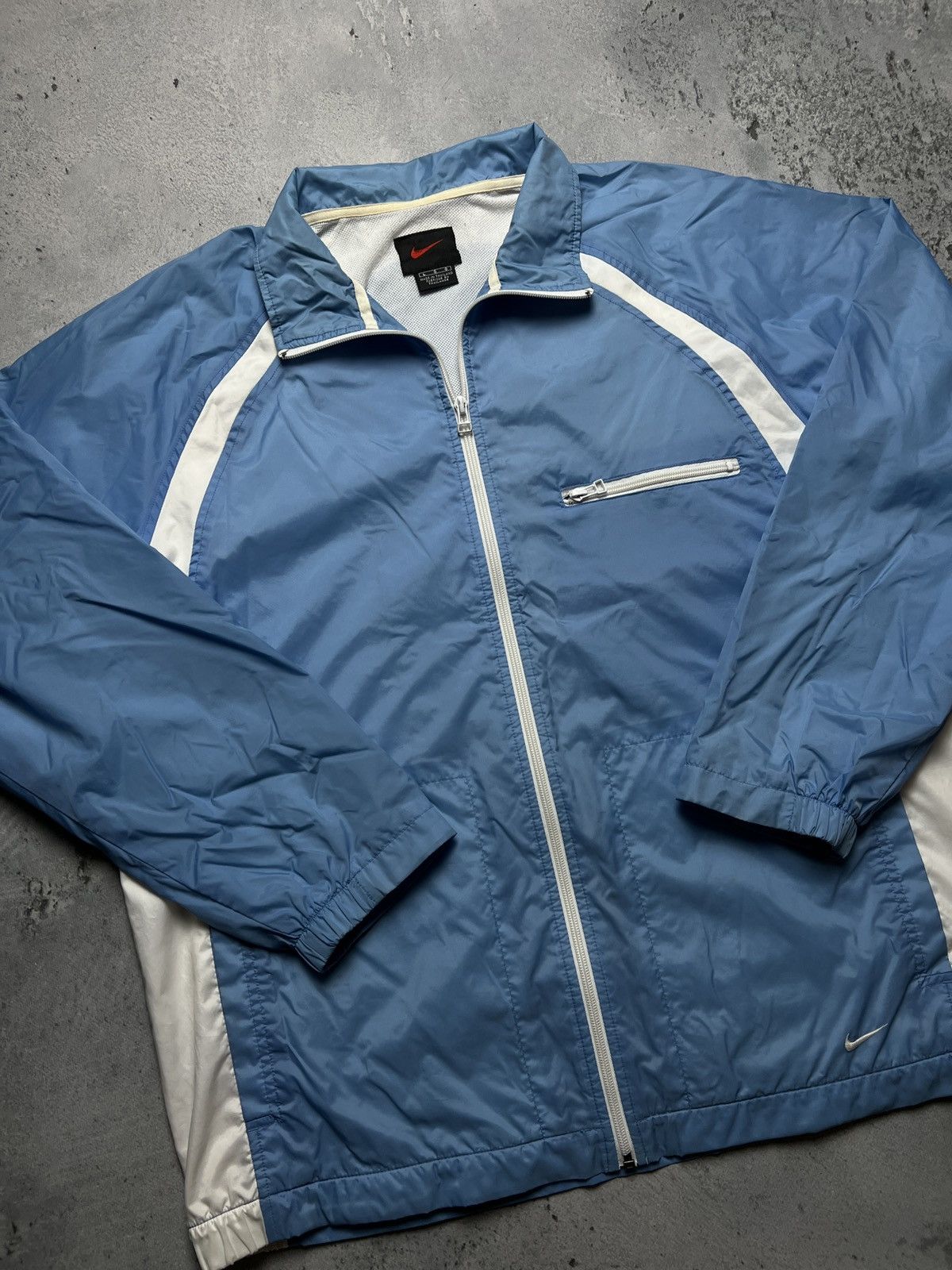 Nike 🇺🇸 Nike Vintage Zipper Jacket swoosh logo y2k 90s Zip-Up rare Size US L / EU 52-54 / 3 - 2 Thumbnail