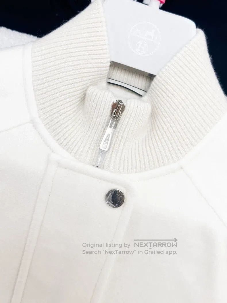 Hermes Hermes White sleeveless vest jacket Size XS / US 0-2 / IT 36-38 - 2 Thumbnail