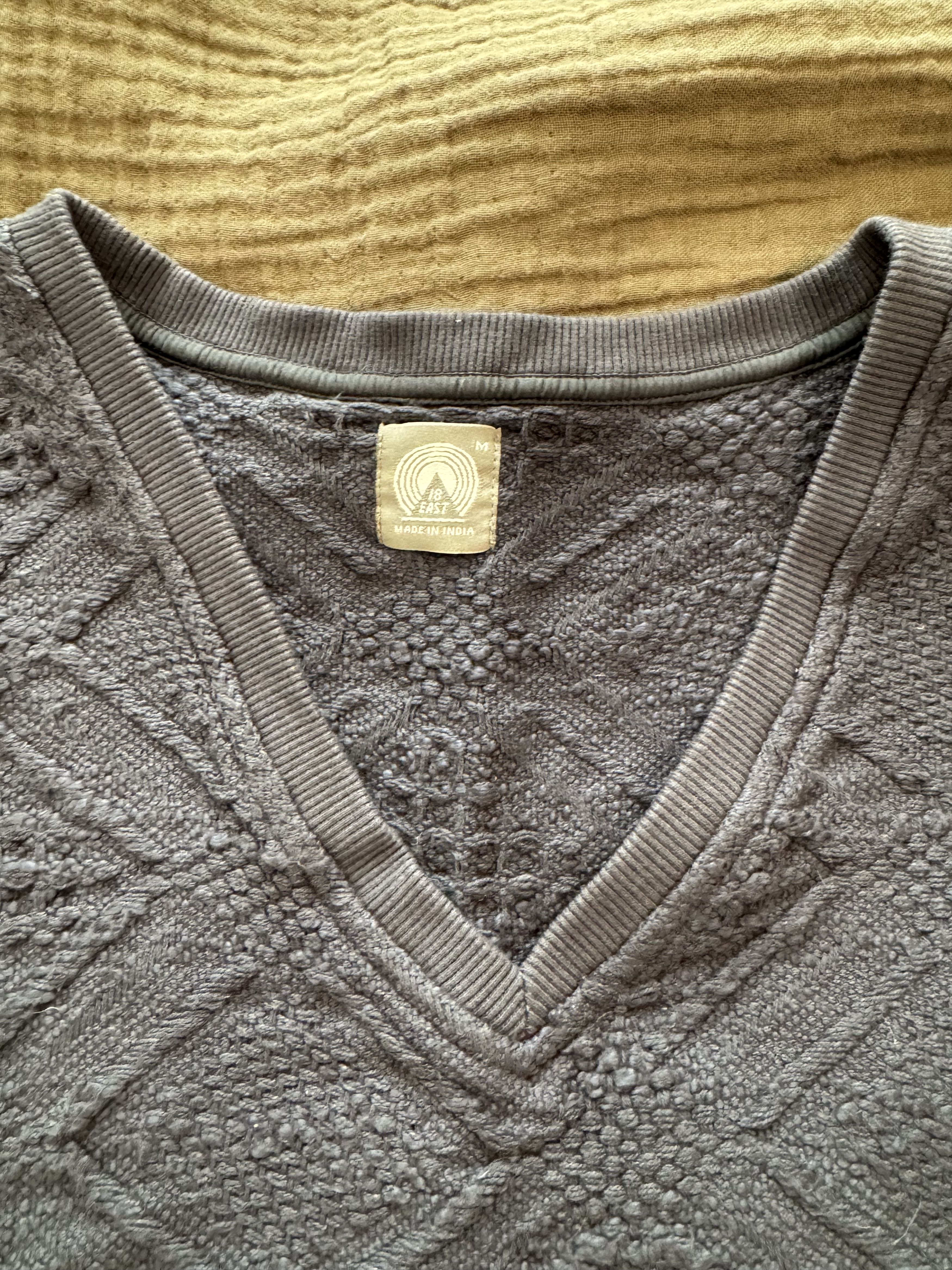 18 East 18 East BURI “SWEATER” VEST - OMBRE BLUE HANDLOOM Size US M / EU 48-50 / 2 - 2 Thumbnail