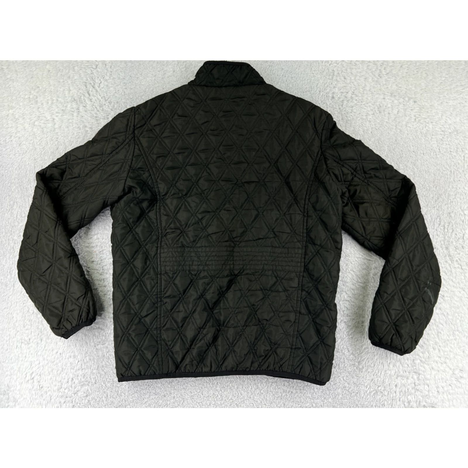 Vintage Jonathan Martin Jacket Womens M Green Quilted Button 100% Polyester Utility Size M / US 6-8 / IT 42-44 - 2 Thumbnail
