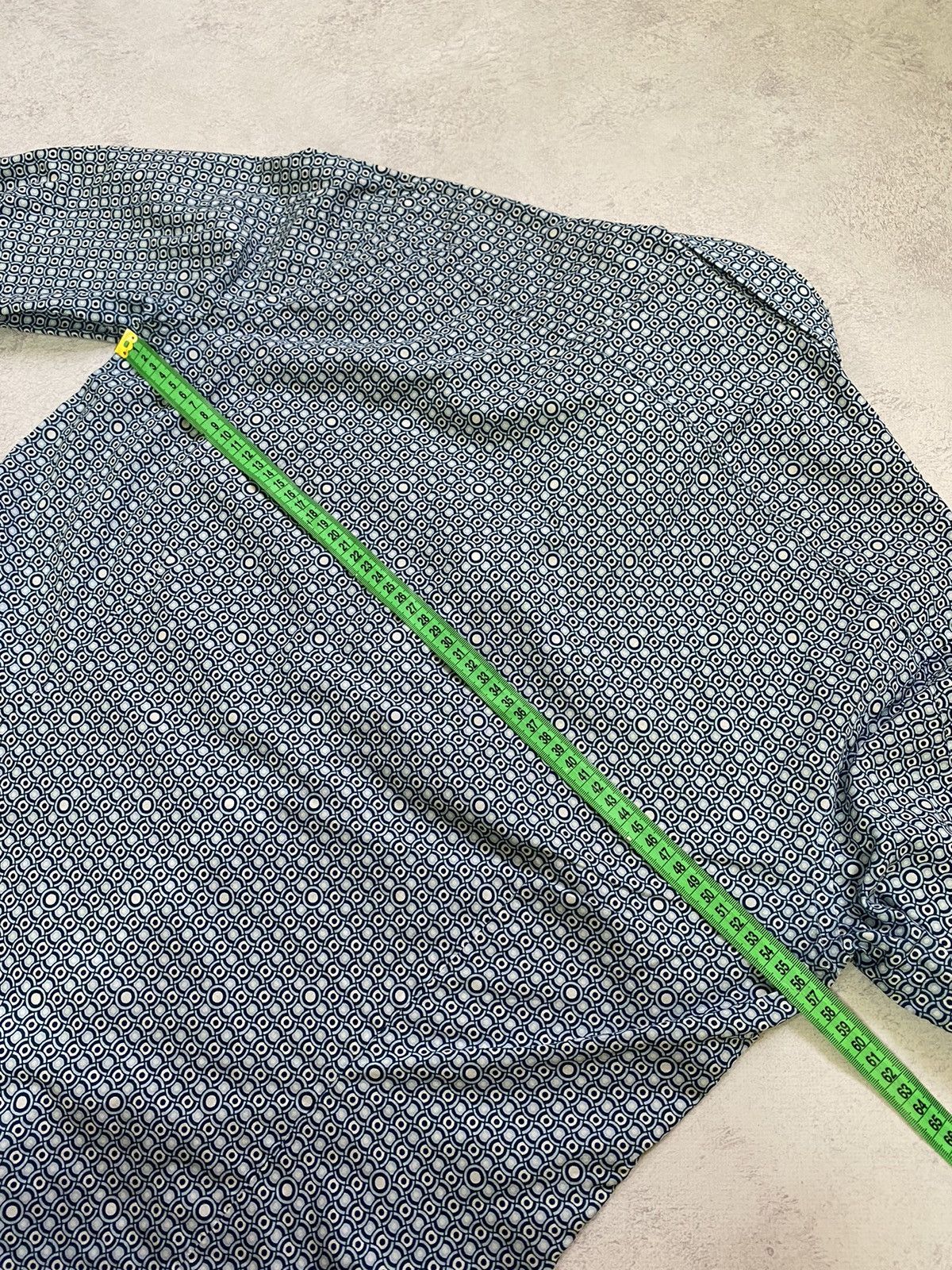 Thierry Mugler Thierry Mugler Mens Blue Designer Snap Up Shirt Size 41 Size US M / EU 48-50 / 2 - 13 Thumbnail