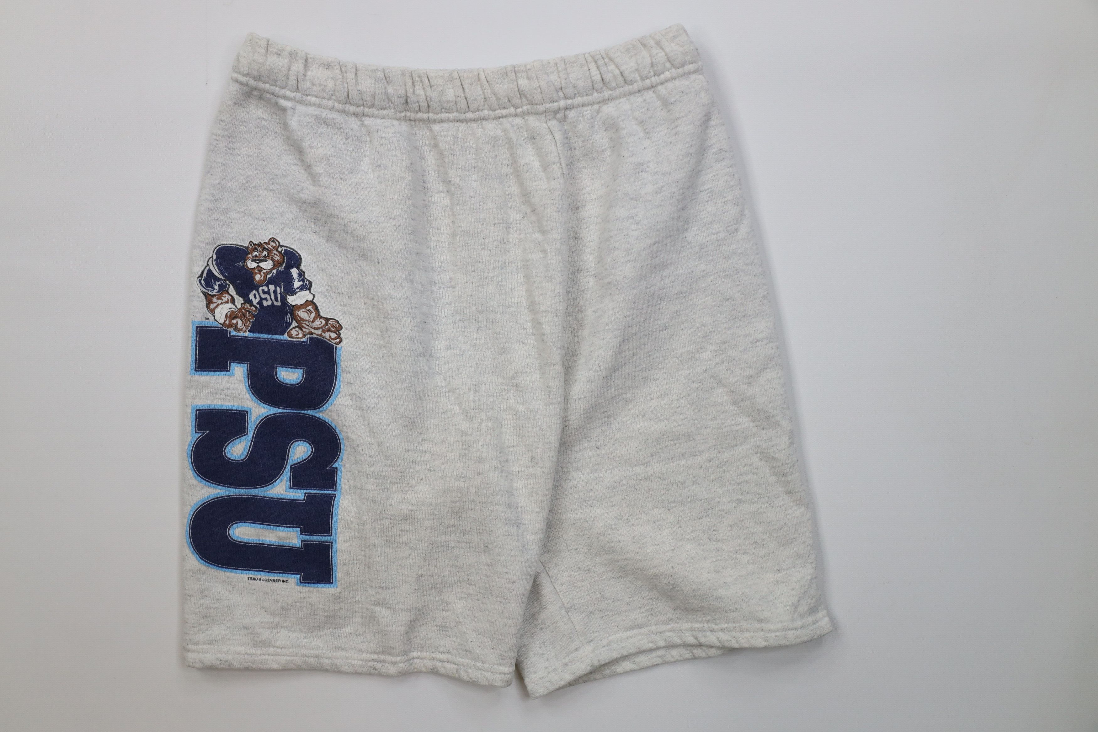 Vintage Vintage 90s Penn State University Football Above Knee Shorts Size US 32 / EU 48 - 1 Thumbnail