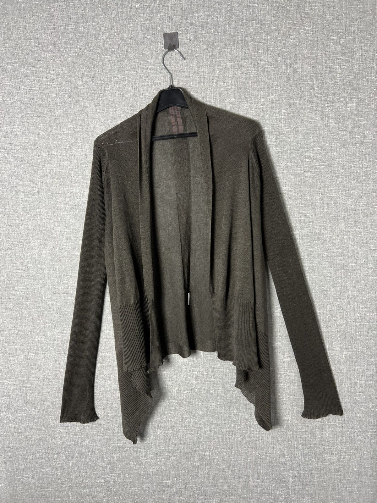 Rick Owens Avant-Garde Rick Owens NASKA S/S 12 Mesh Open Front Cardigan Size S / US 4 / IT 40 - 1 Thumbnail