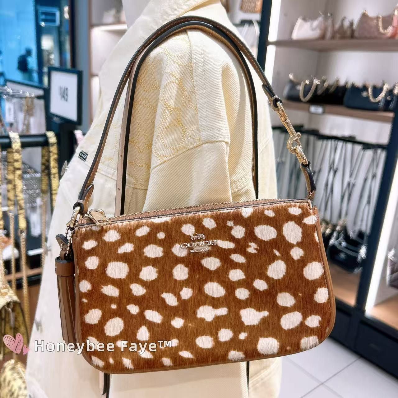 Coach NWT Coach Nolita 19 With Deer Print CDW35 Size ONE SIZE - 1 Thumbnail